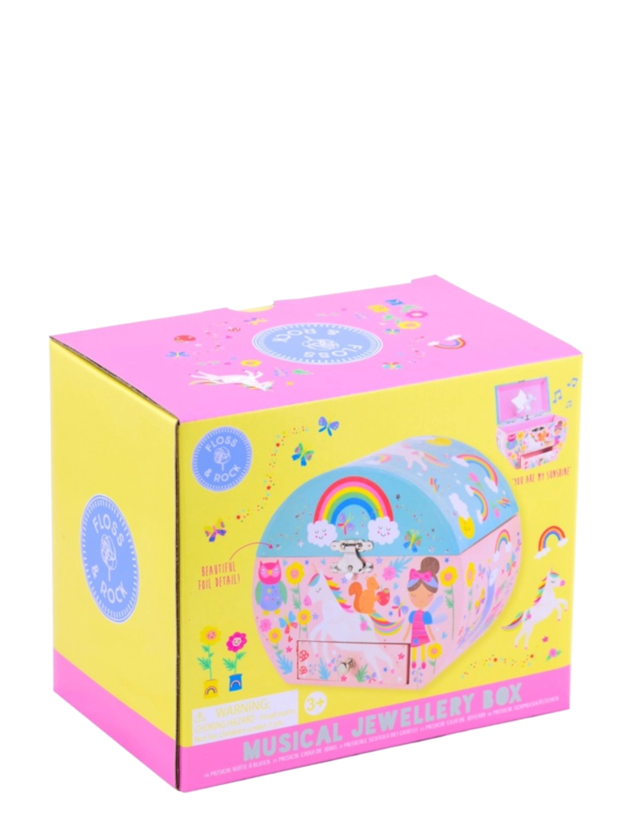 Floss & Rock - Rainbow Fairy Oval Jewellery Box - rainbow - 2