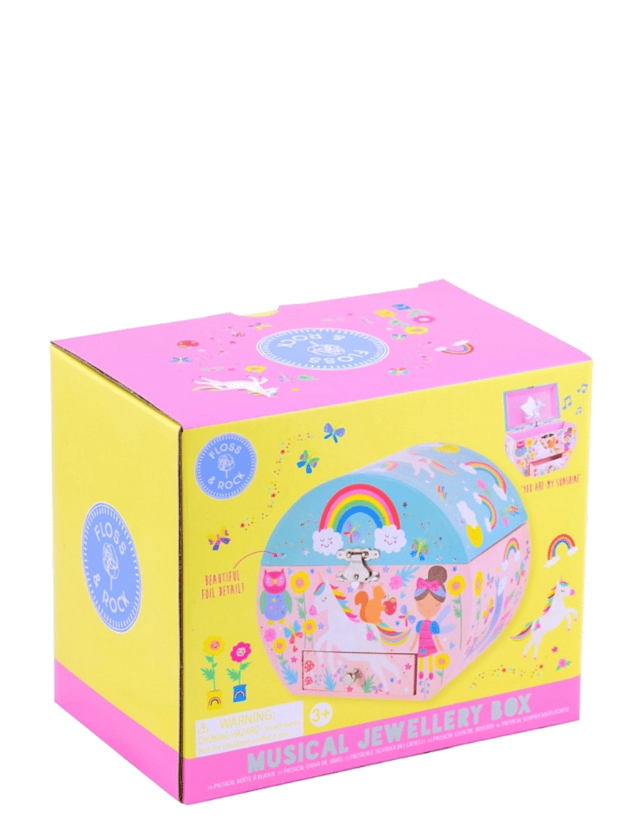 Floss & Rock - Rainbow Fairy Oval Jewellery Box - rainbow - 2
