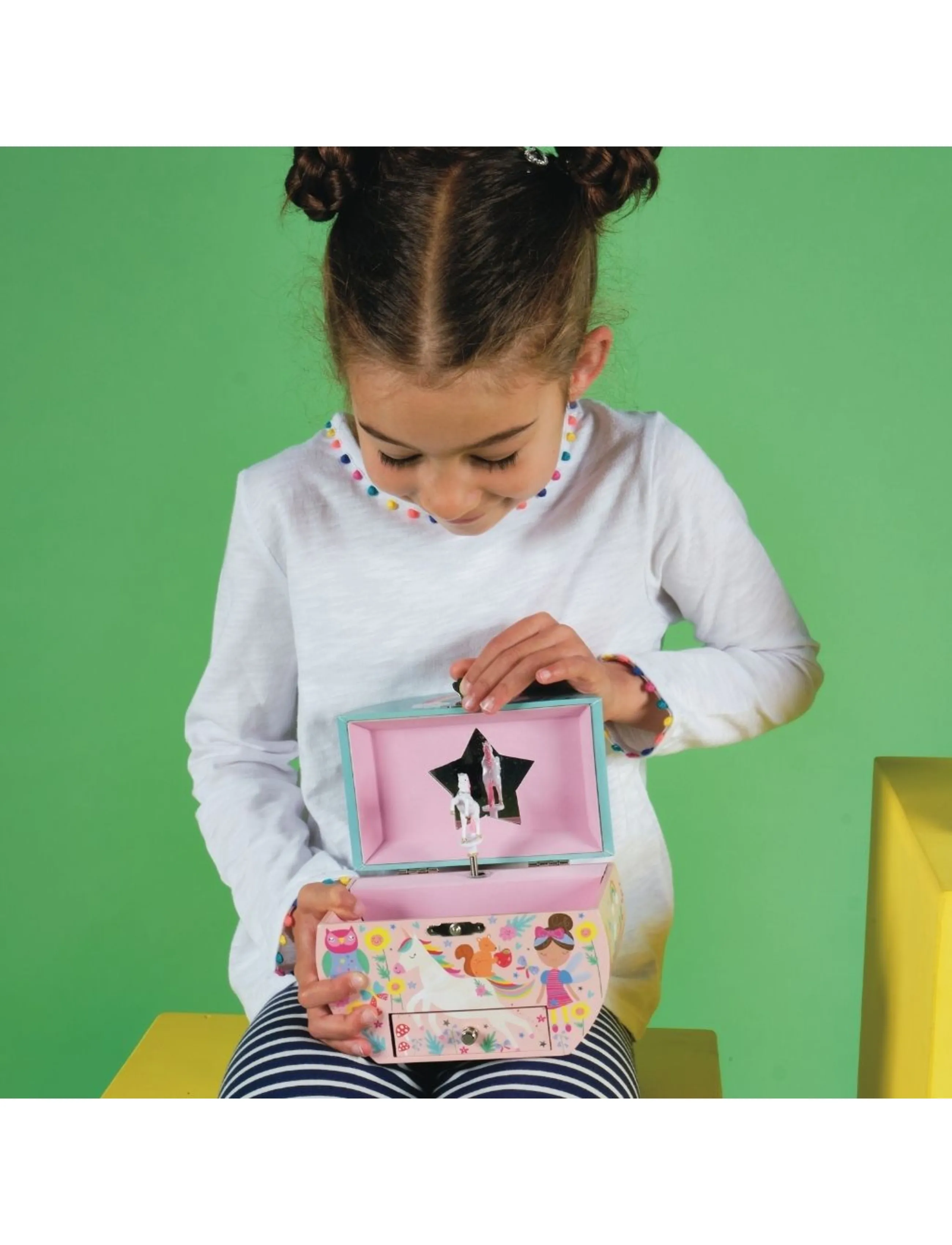Floss & Rock - Rainbow Fairy Oval Jewellery Box - rainbow - 0