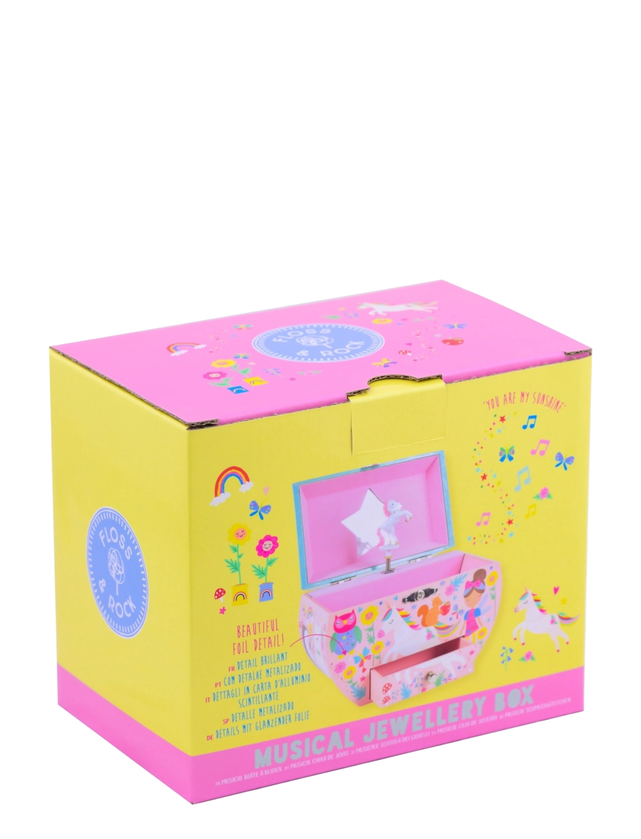Floss & Rock - Rainbow Fairy Oval Jewellery Box - rainbow - 4