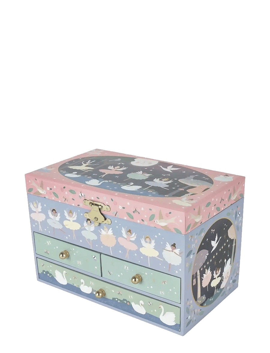 Floss & Rock - Enchanted 3 Drawer Jewellery Box - purple - 0