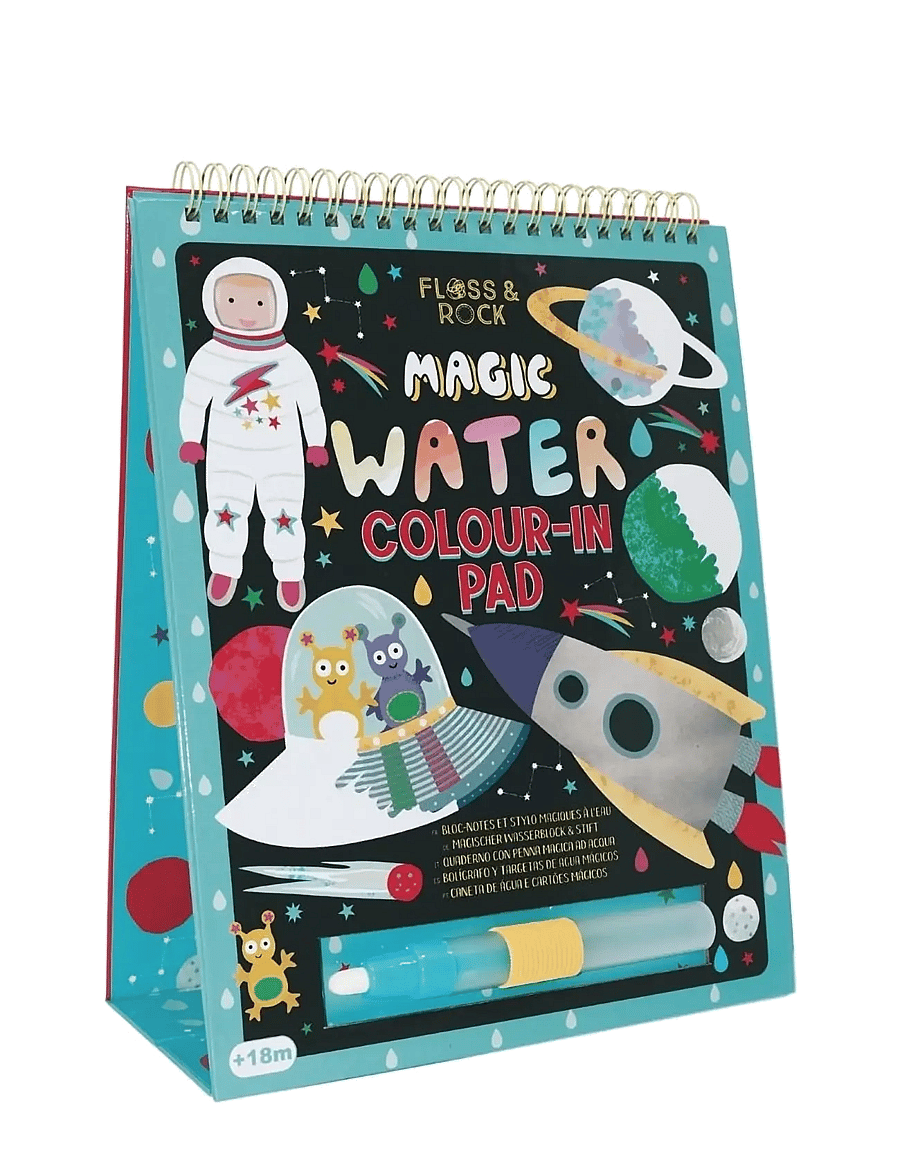 Floss & Rock - Space Magic Water Easel and Pen - mal- & bastelbücher - black - 1