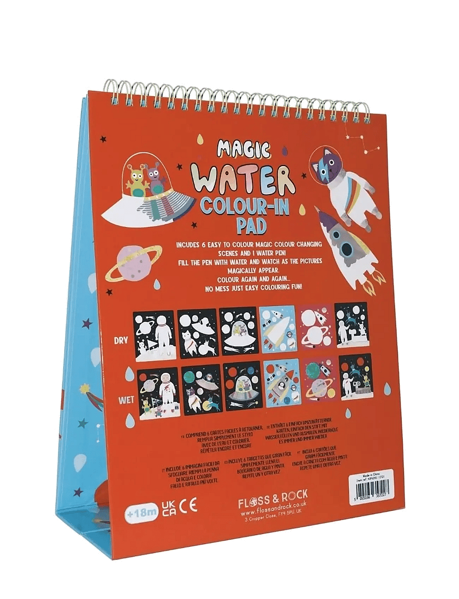 Floss & Rock - Space Magic Water Easel and Pen - mal- & bastelbücher - black - 2