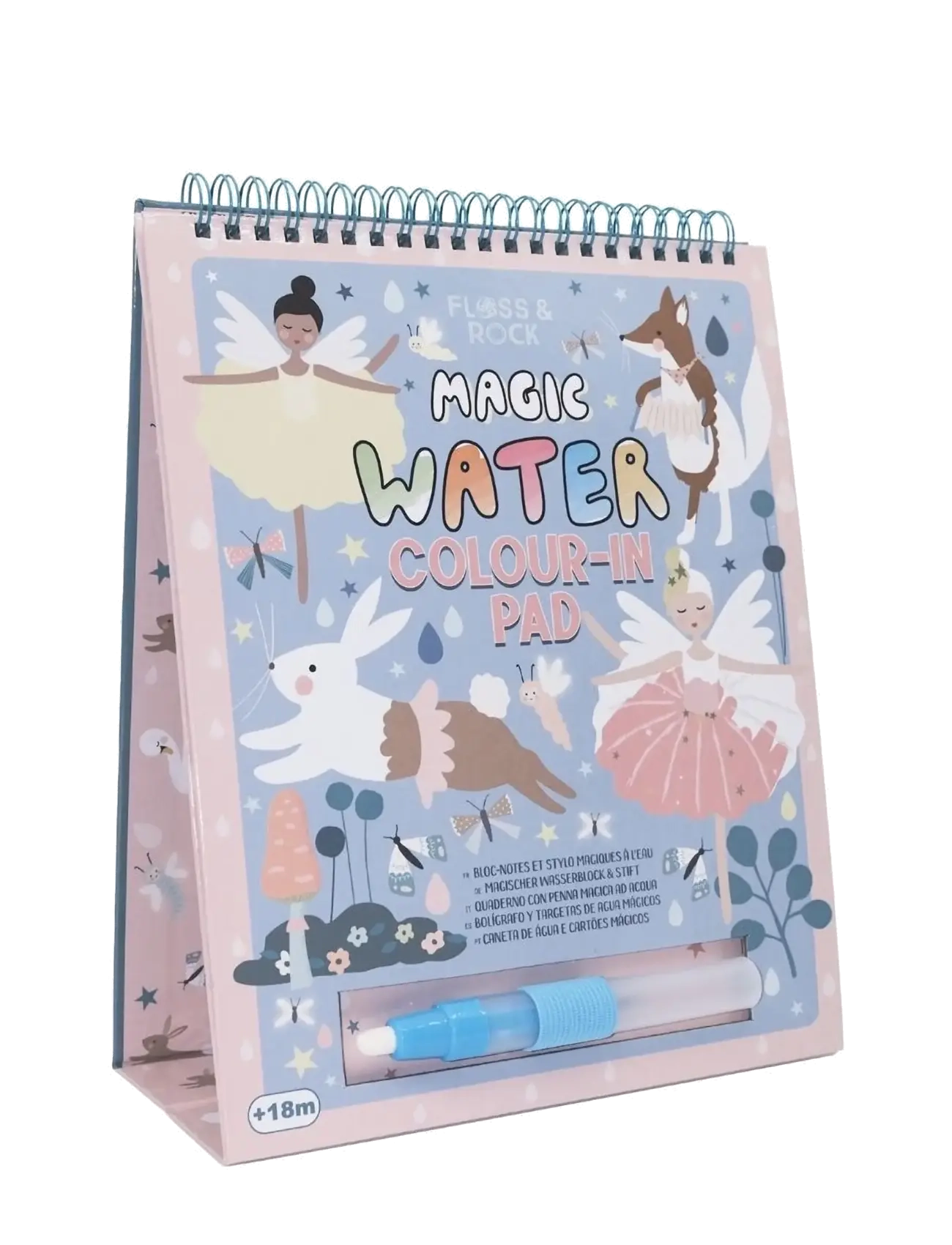 Floss & Rock Enchanted Magic Water Easel and Pen - Inspiration - PURPLE / purple