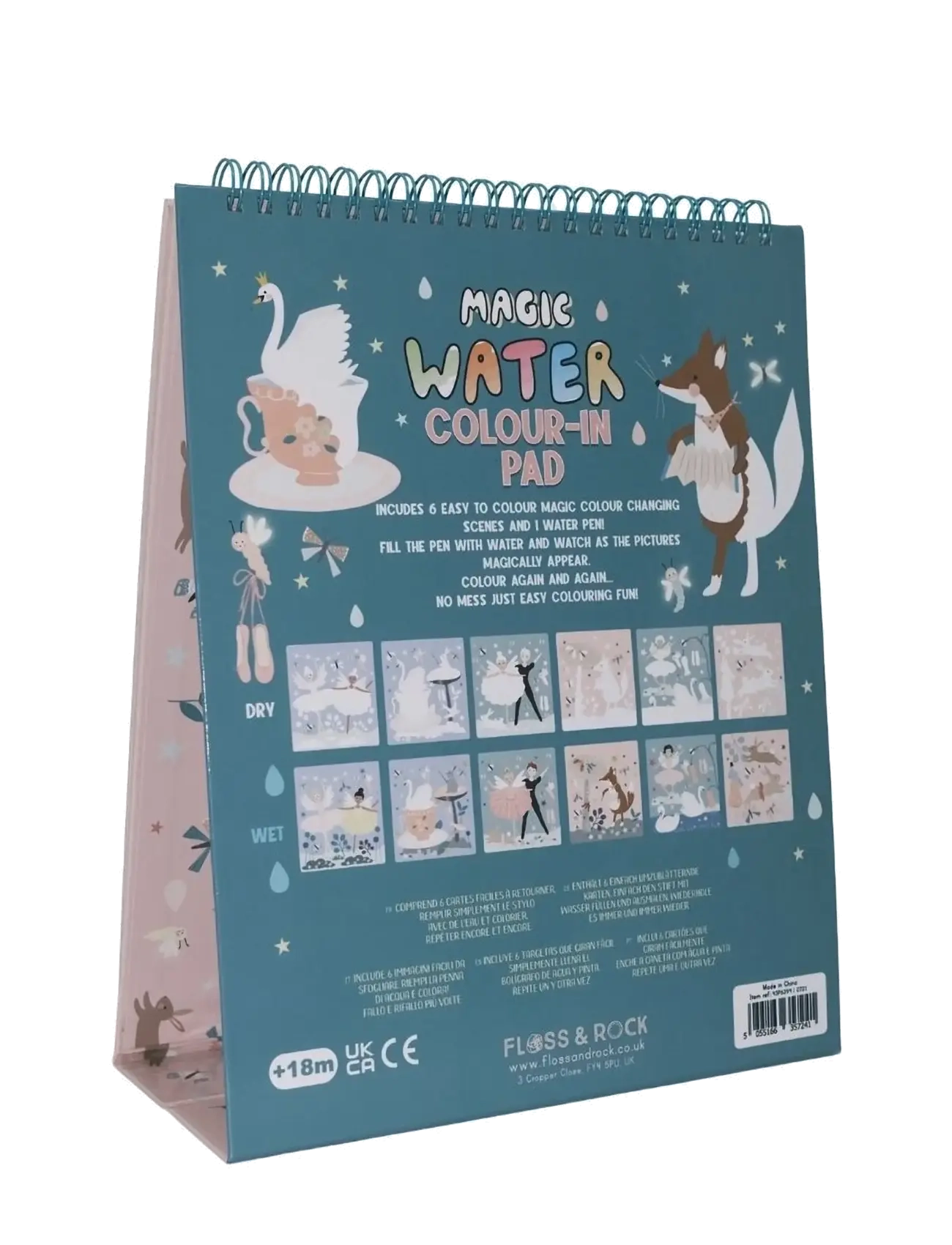 Floss & Rock - Enchanted Magic Water Easel and Pen - mal- & bastelbücher - purple - 2