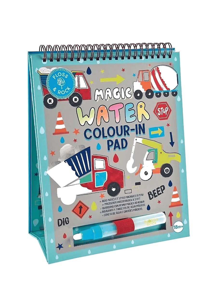 Floss & Rock - Construction Magic Water Easel and Pen - mal- & bastelbücher - yellow - 1