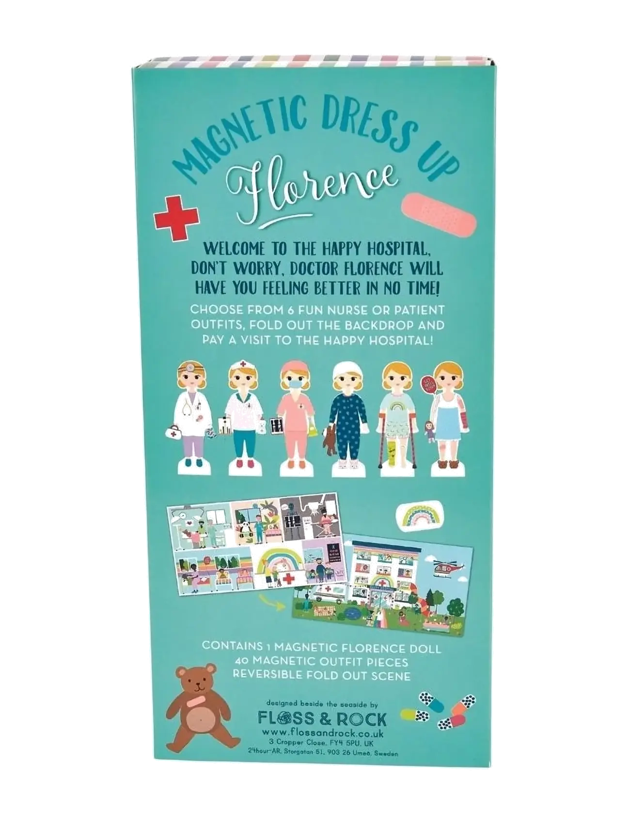 Floss & Rock - Florence Magnetic Dress up Character - pink - 1