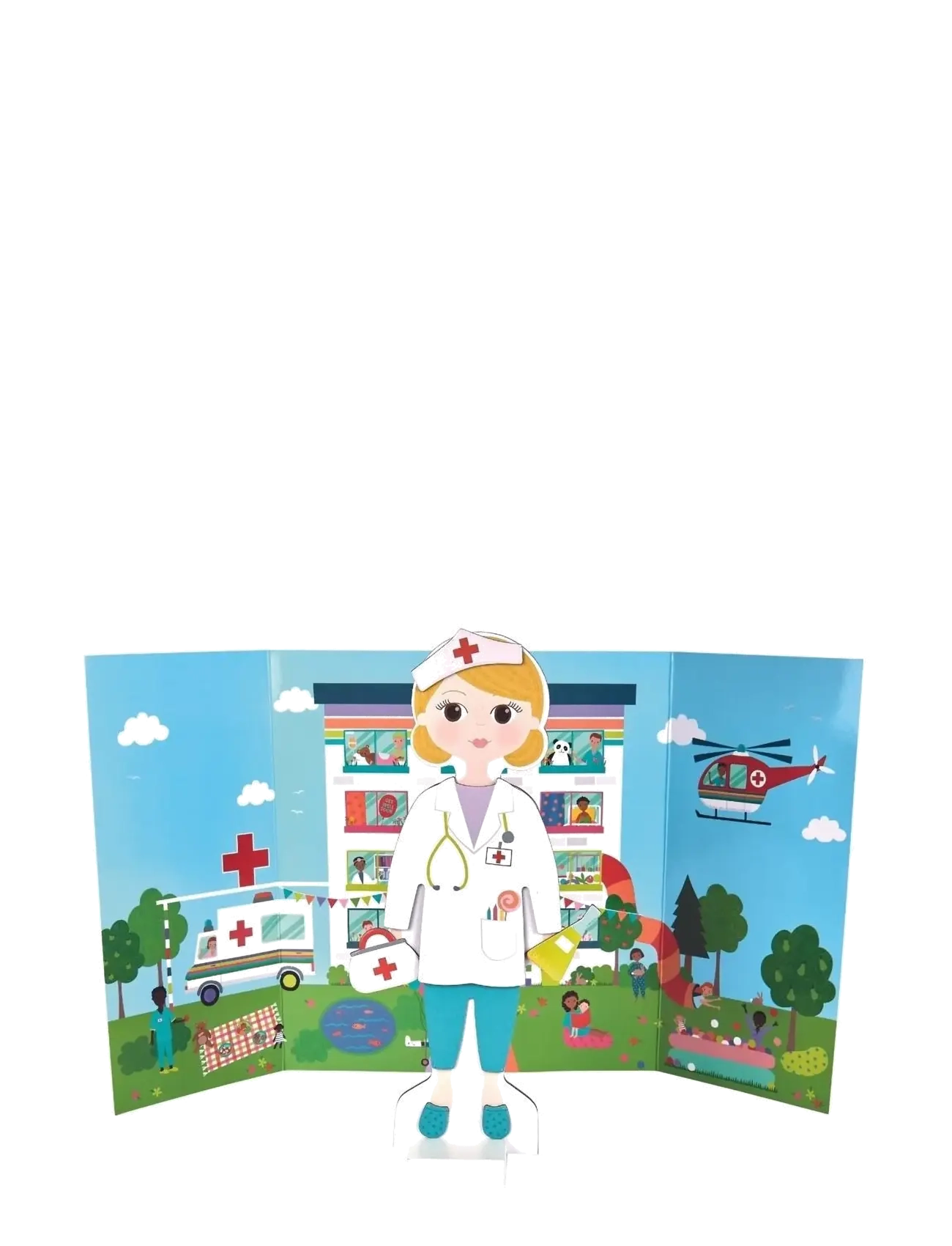 Floss & Rock - Florence Magnetic Dress up Character - pink - 2