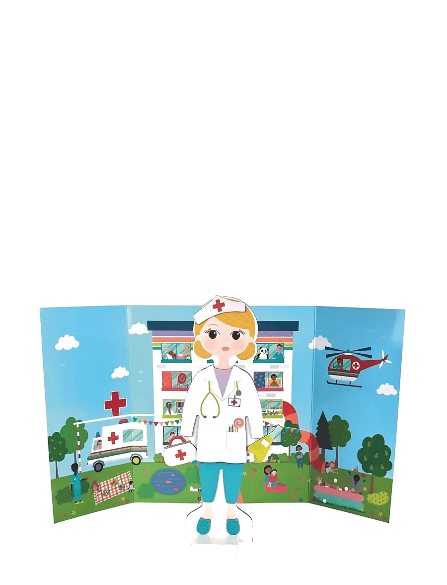 Floss & Rock - Florence Magnetic Dress up Character - pink - 2