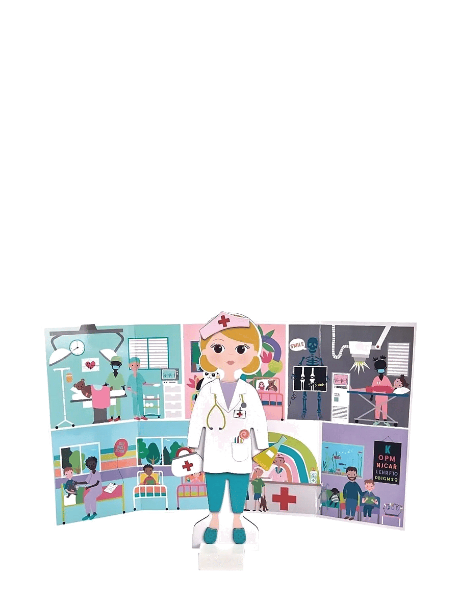 Floss & Rock - Florence Magnetic Dress up Character - pink - 3