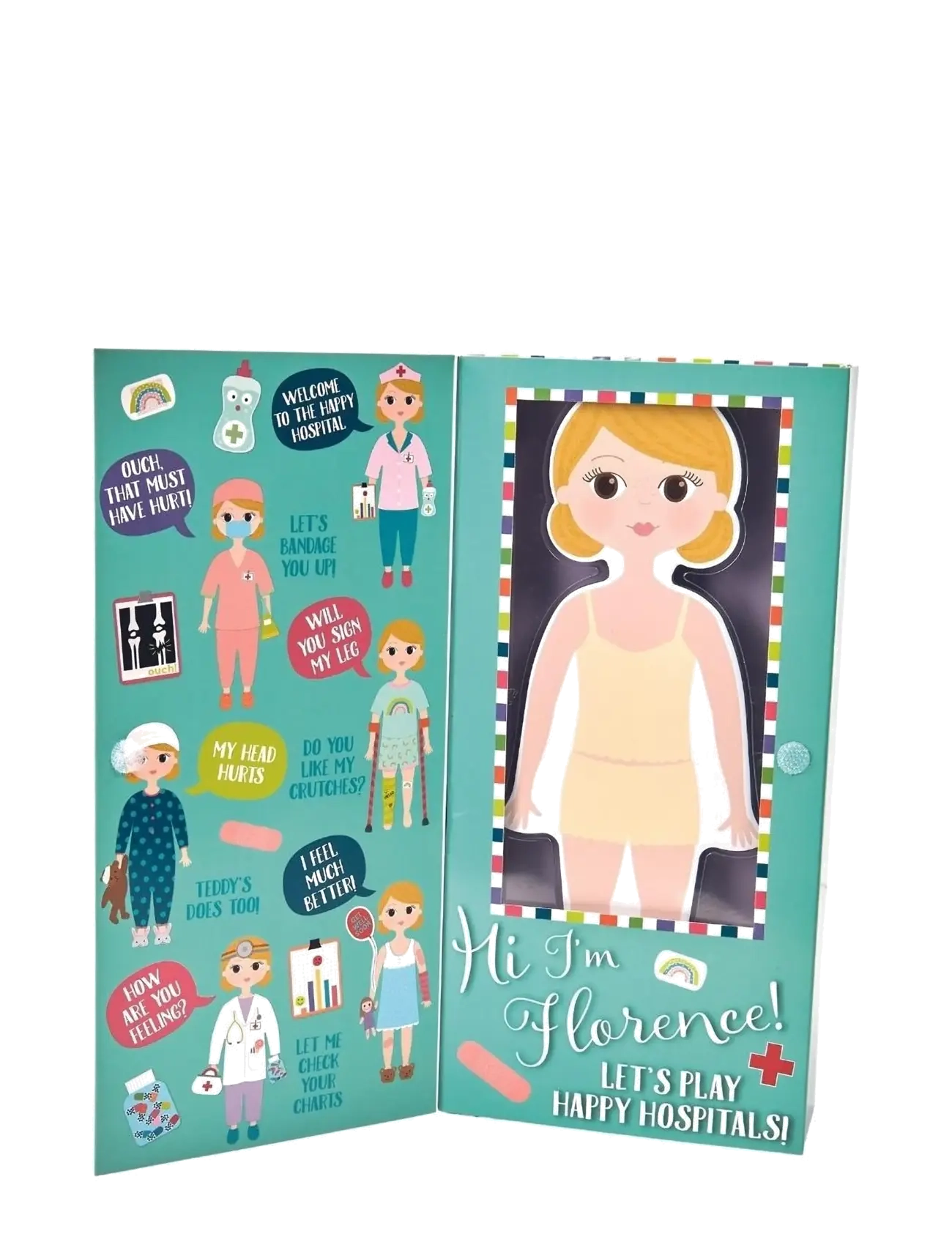 Floss & Rock - Florence Magnetic Dress up Character - pink - 4