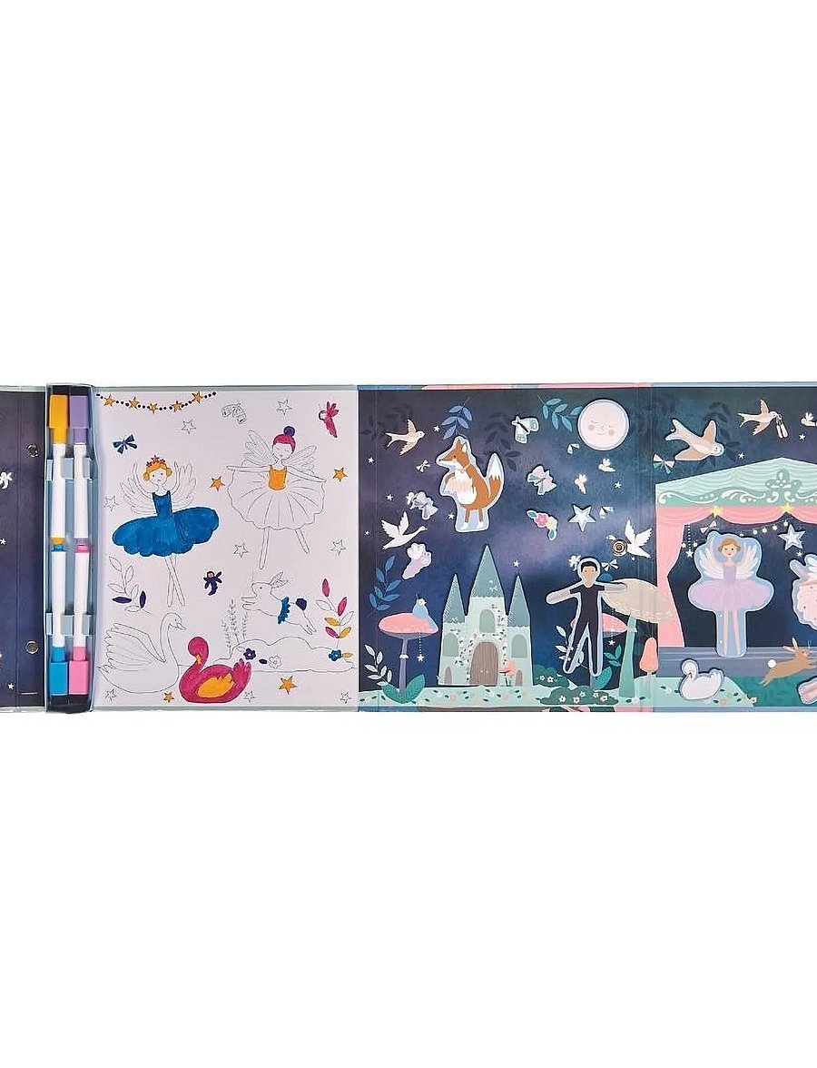 Floss & Rock - Enchanted Magnetic Multi Play - kreasæt - purple - 0