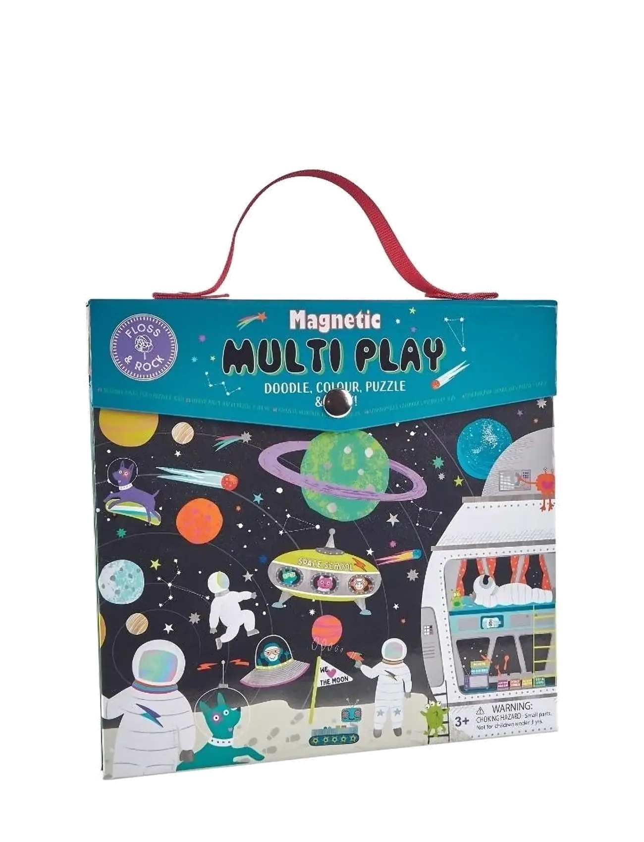Floss & Rock Space Magnetic Multi Play - Spielzeug 3-5 Jahre - BLACK / black