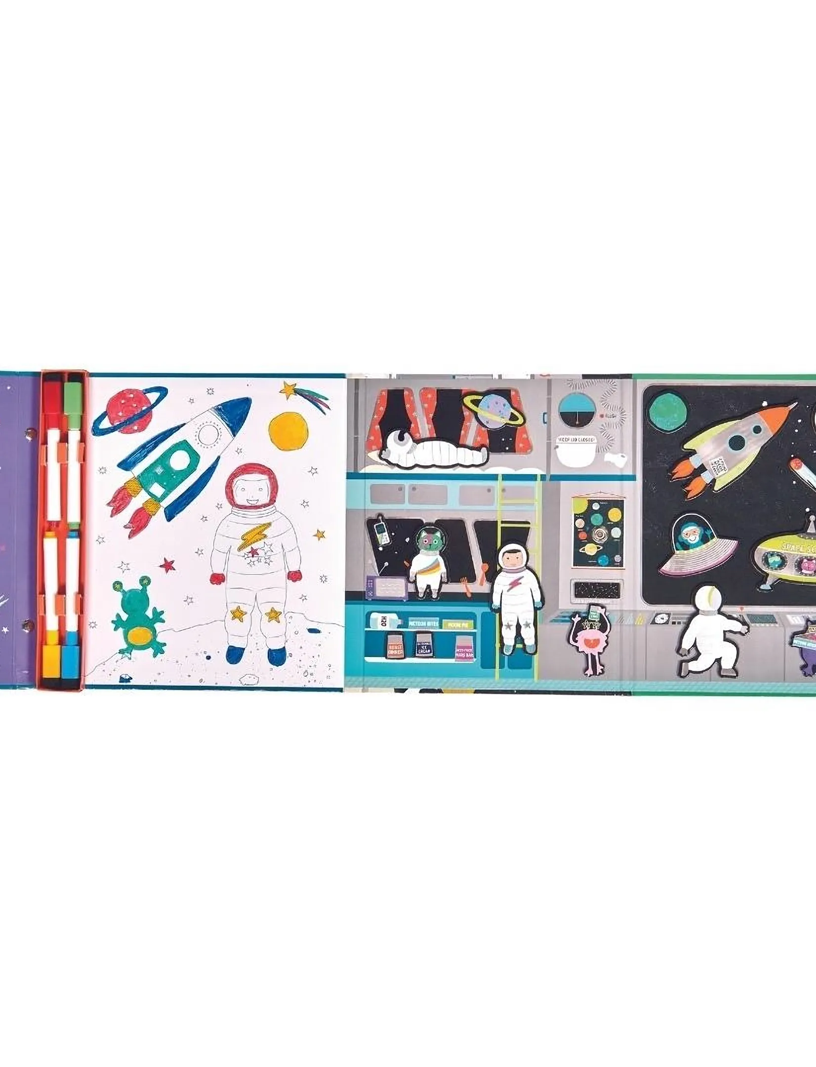 Floss & Rock - Space Magnetic Multi Play - kreasæt - black - 0