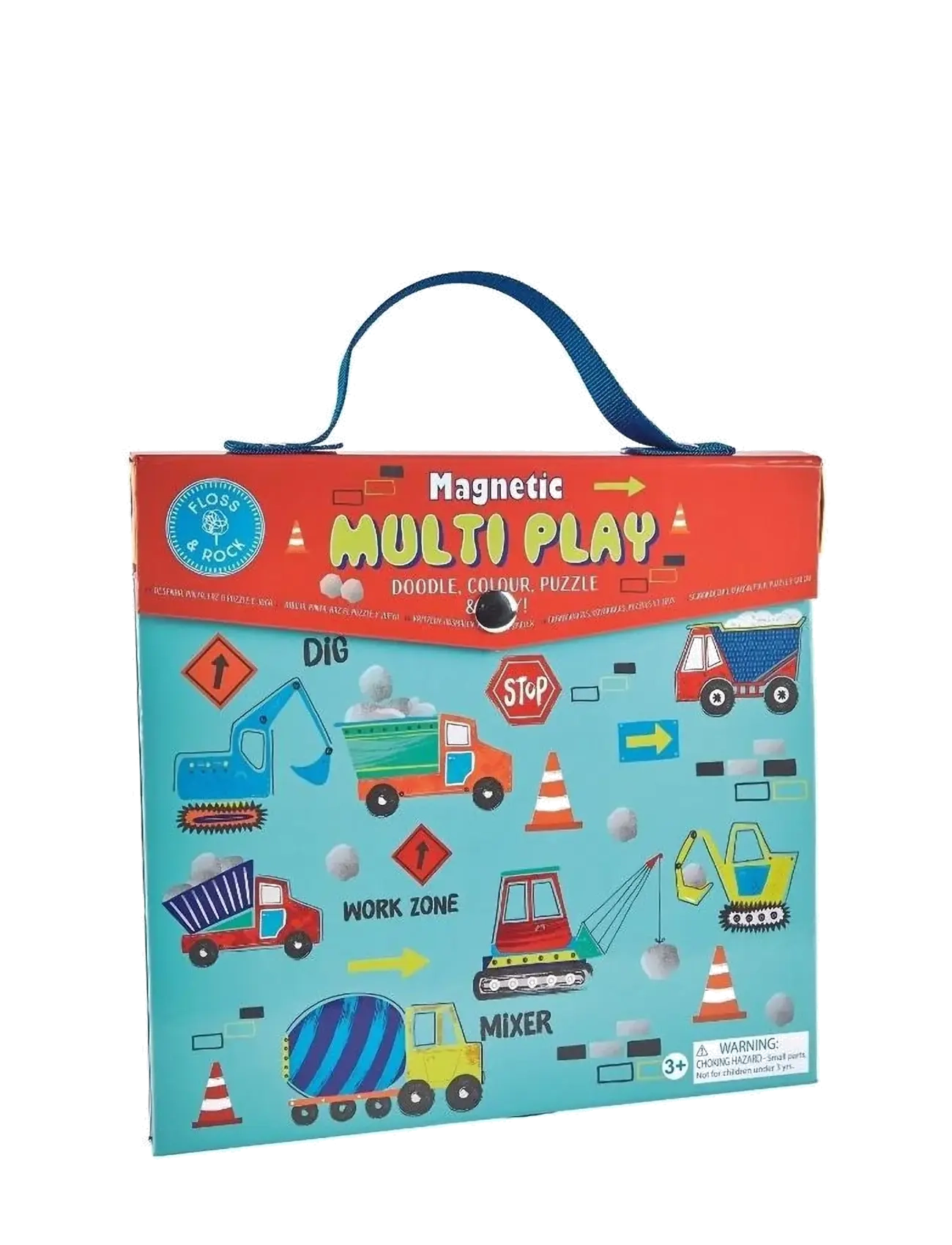 Floss & Rock Construction Magnetic Multi Play - Spielzeug 3-5 Jahre - YELLOW / multi