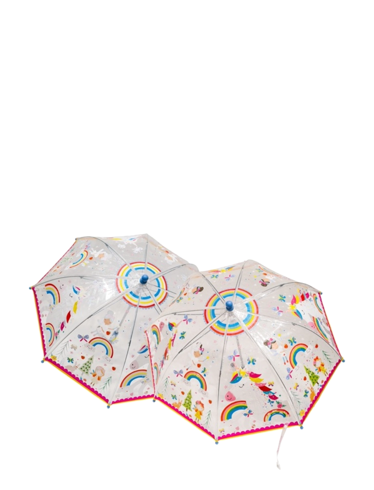 Floss & Rock Rainbow Fairy Transparent Colour Changing Umbrella - Paraplyer - RAINBOW / multi