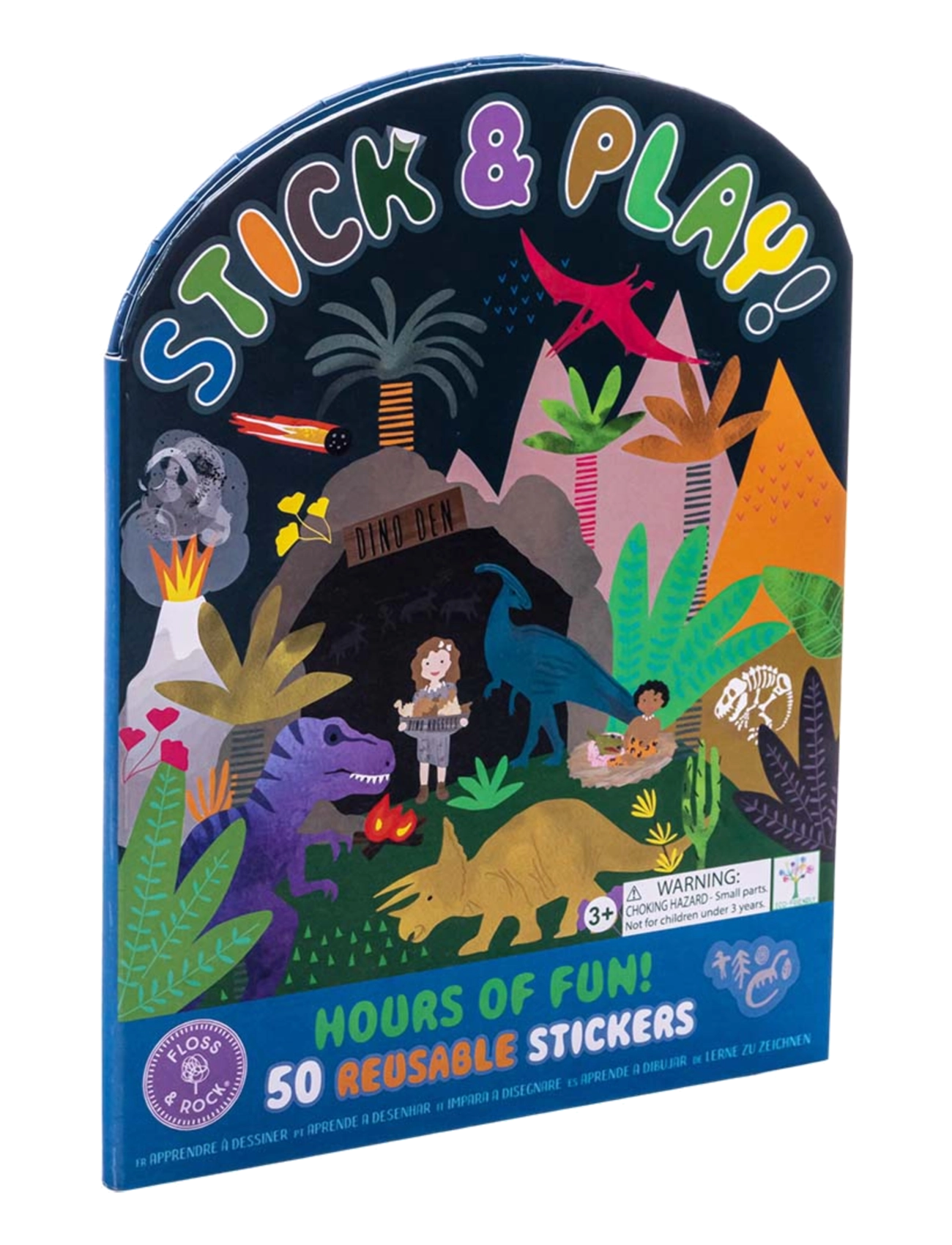 Floss & Rock Dino Stick & Play - Hobbyartikler - GREEN / green