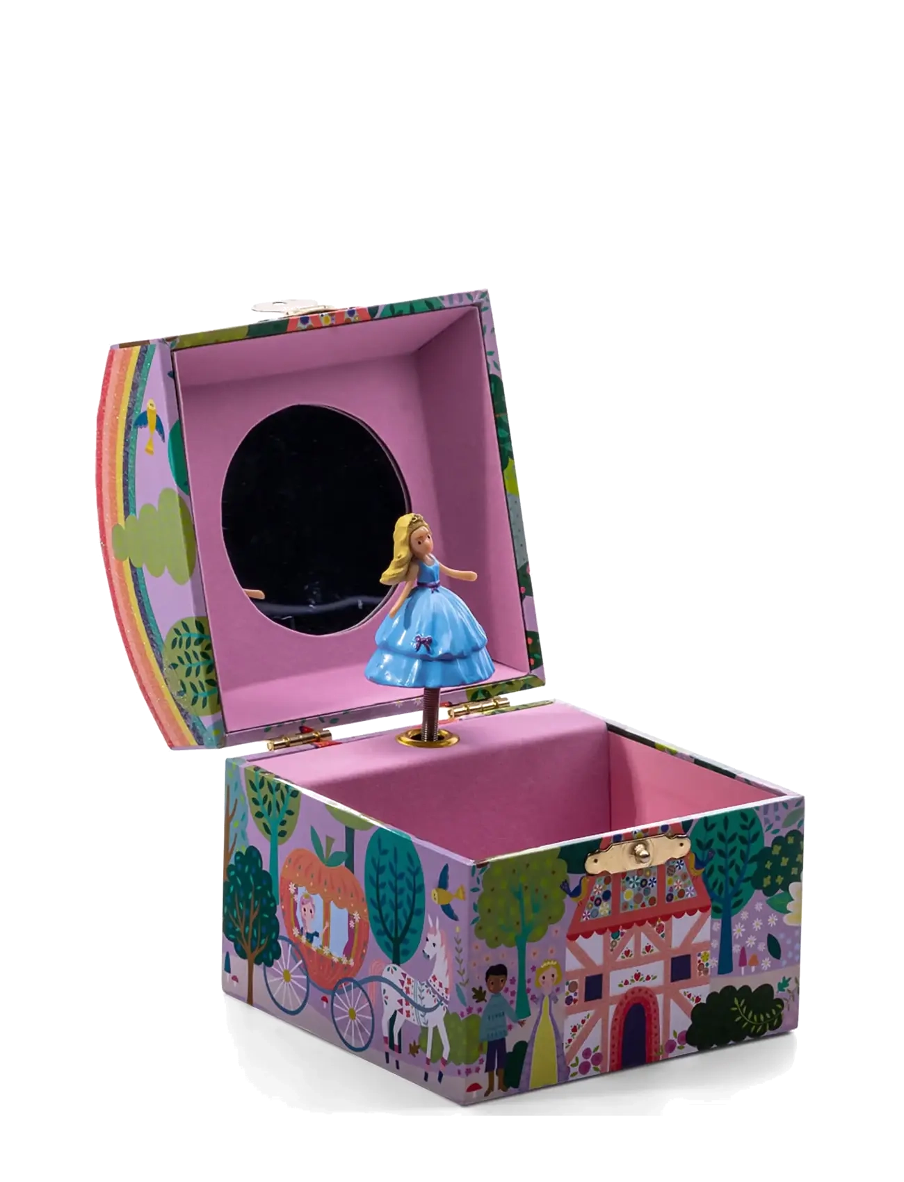 Floss & Rock Fairy Tale Dome Jewellery Box - Aksessuaarid - PINK / pink/rose
