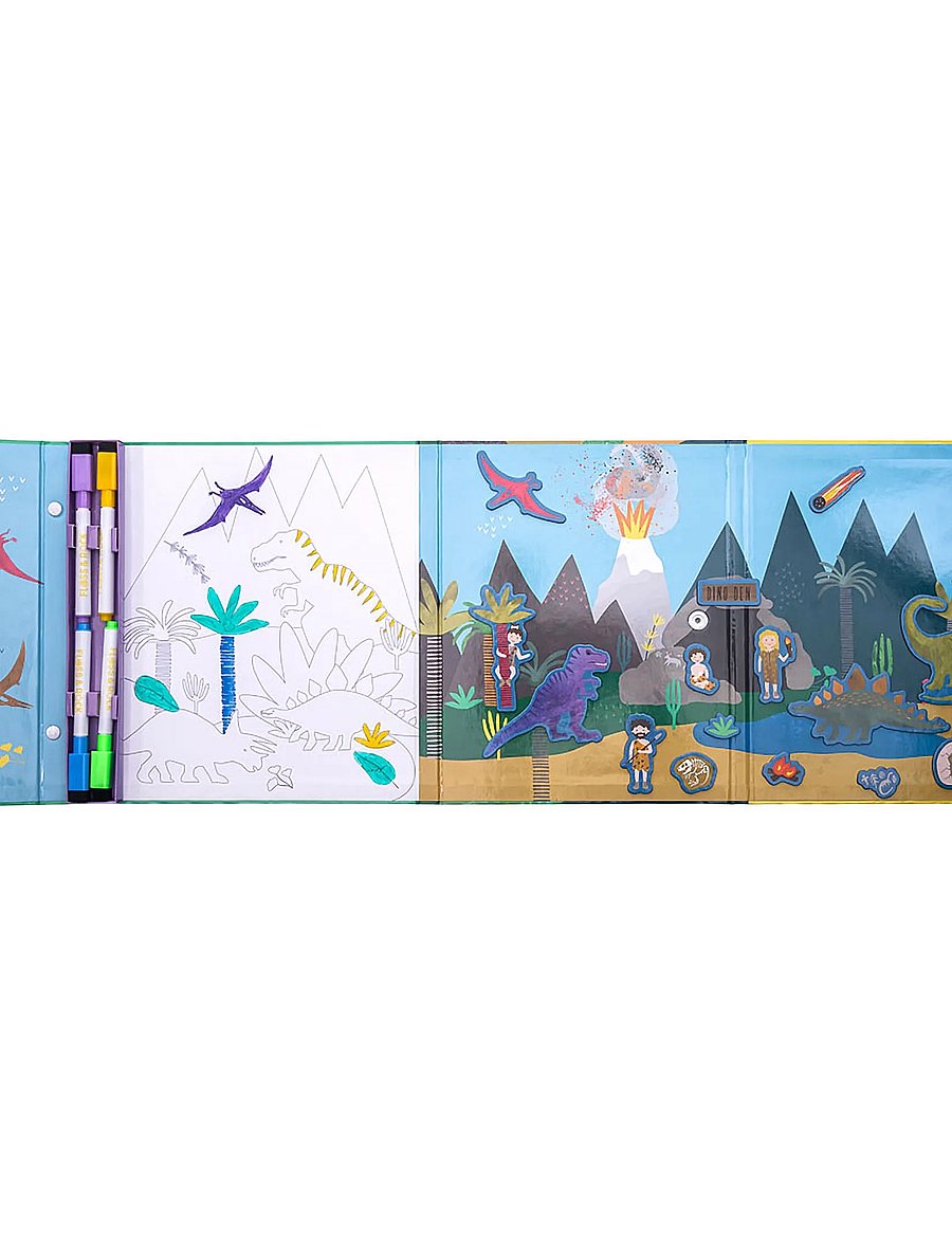 Floss & Rock - Dino Magnetic Multi Play - kreasæt - green - 3