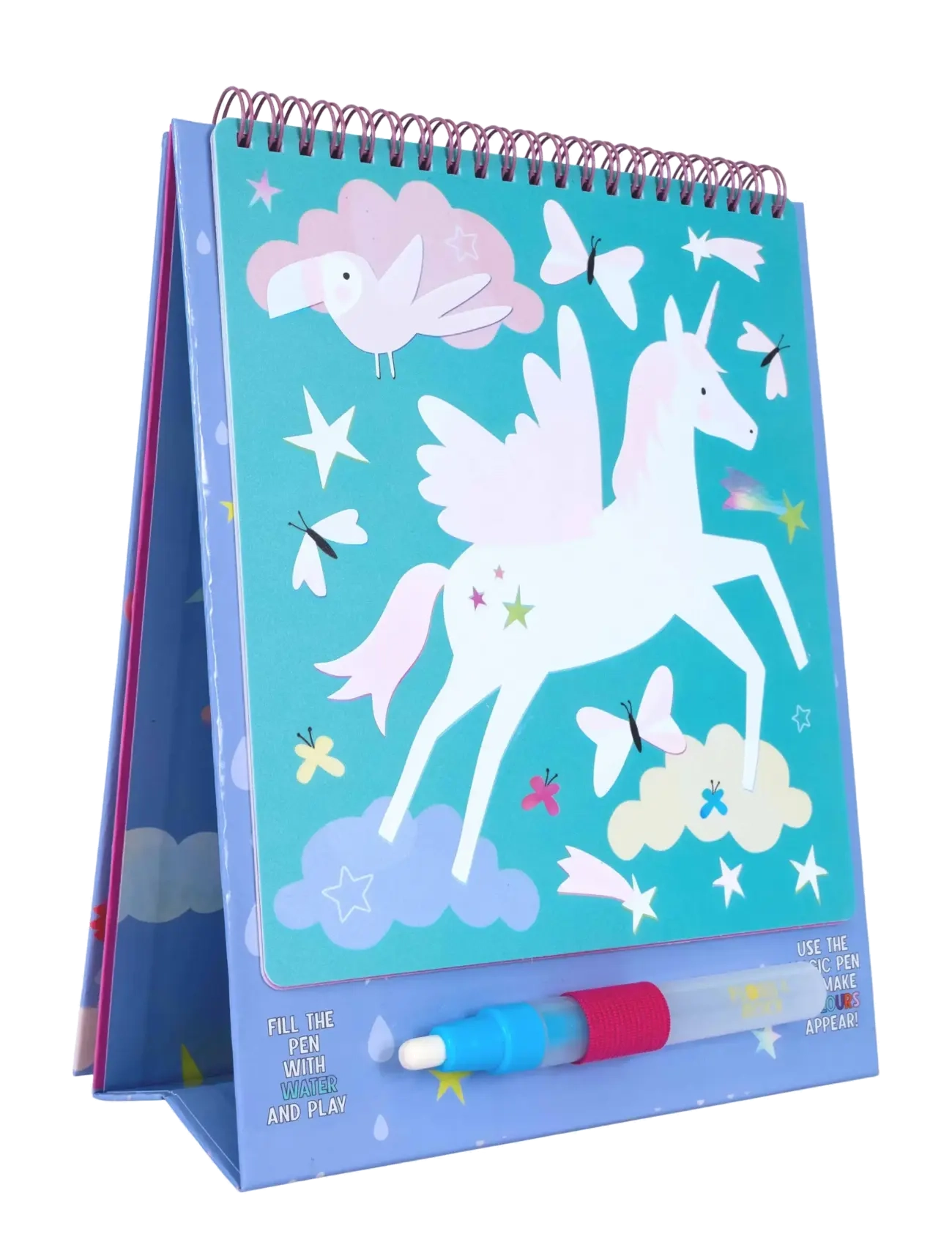 Floss & Rock - Fantasy Magic Water Easel and Pen - mal- & bastelbücher - purple - 3