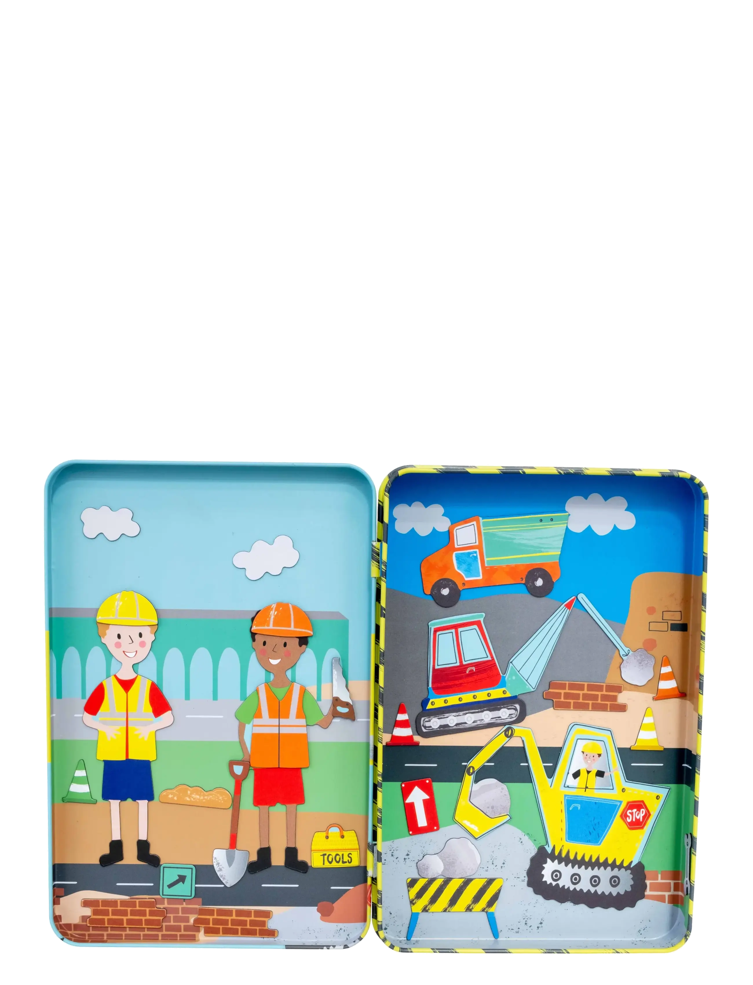Floss & Rock - Construction Magnetic Playtime - yellow - 3
