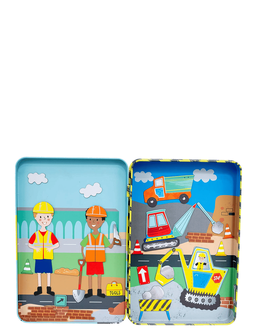 Floss & Rock - Construction Magnetic Playtime - yellow - 3