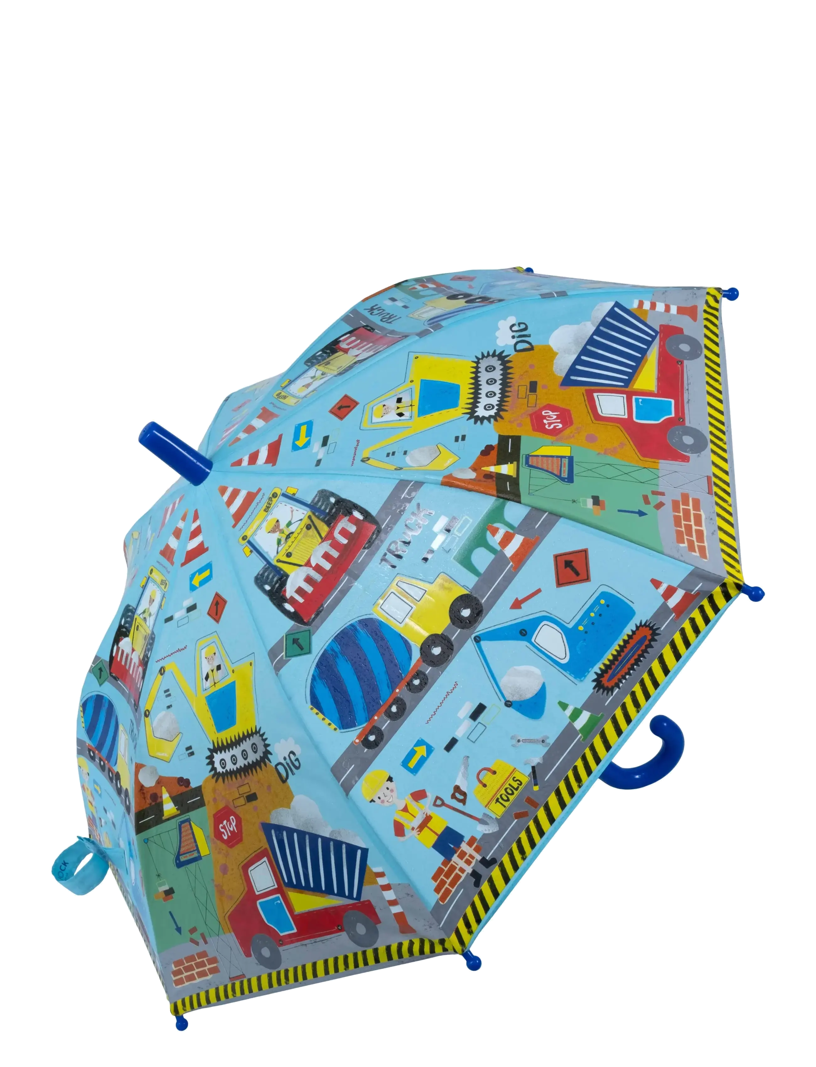 Floss & Rock Construction Colour Changing Umbrella - Aksessuaarid - YELLOW / blue