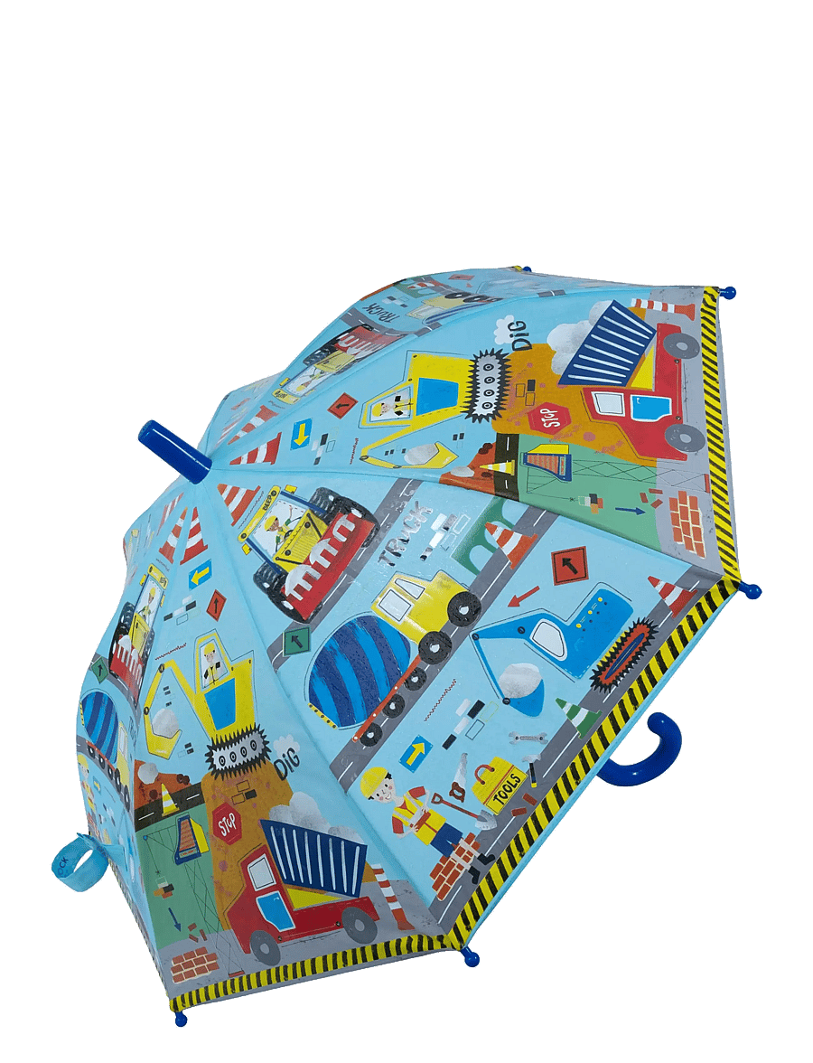 Floss & Rock - Construction Colour Changing Umbrella - vihmavarjud - yellow - 1