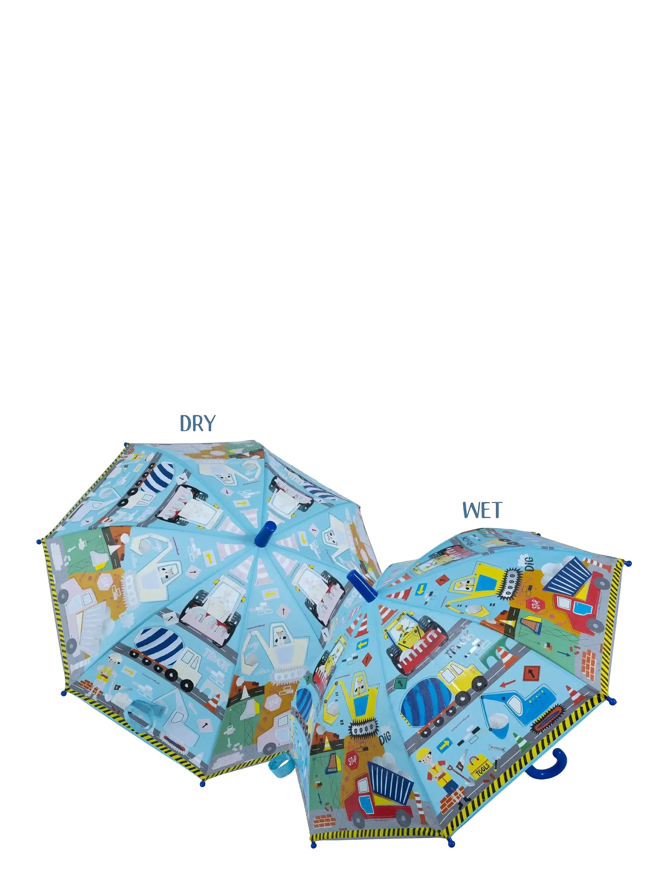 Floss & Rock - Construction Colour Changing Umbrella - vihmavarjud - yellow - 2