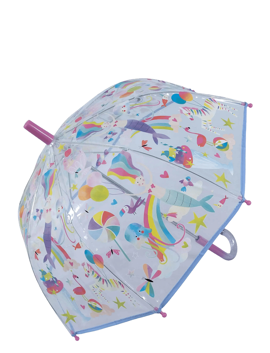 Floss & Rock - Fantasy Transparent Colour Changing Umbrella - vihmavarjud - purple - 1