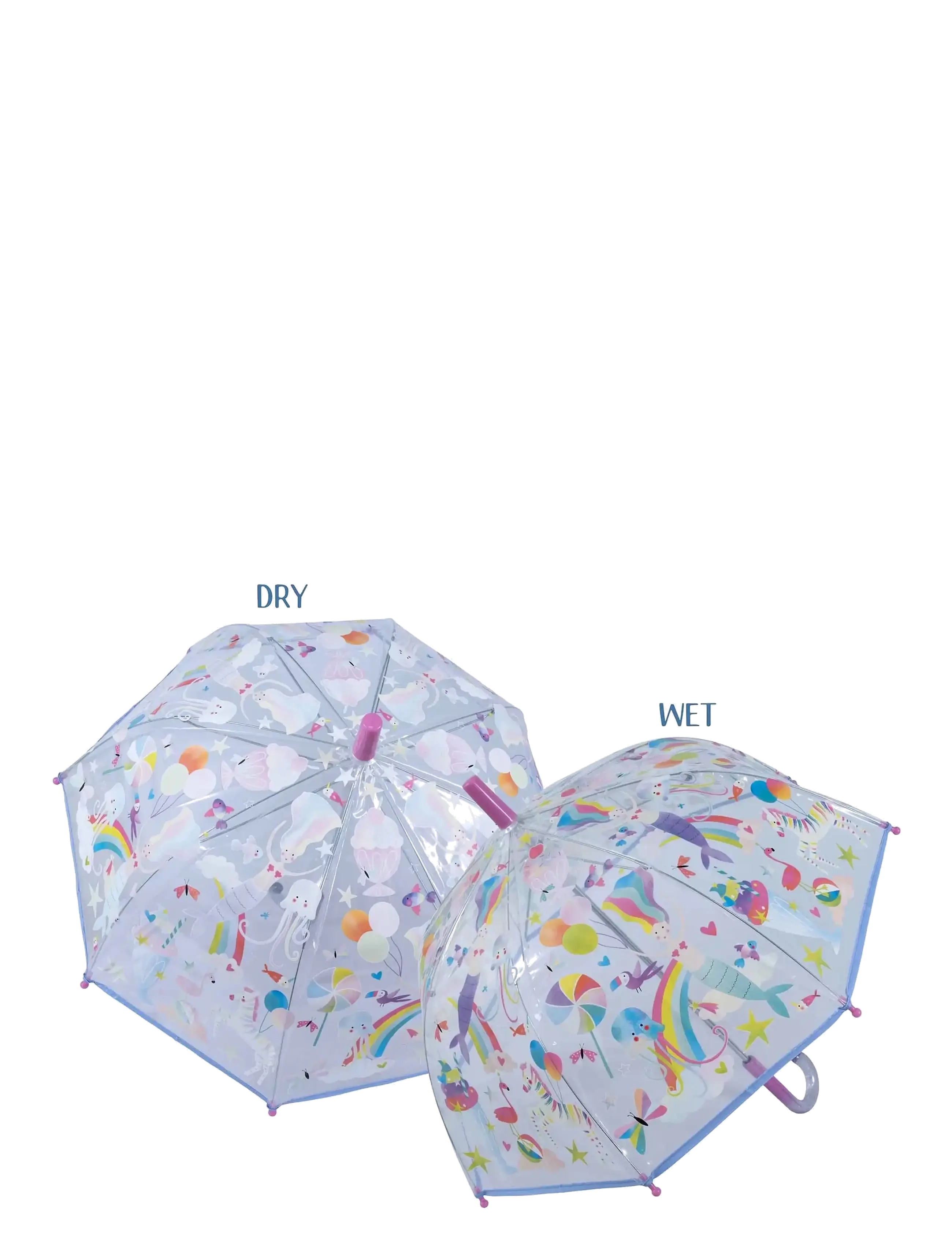 Floss & Rock - Fantasy Transparent Colour Changing Umbrella - vihmavarjud - purple - 2