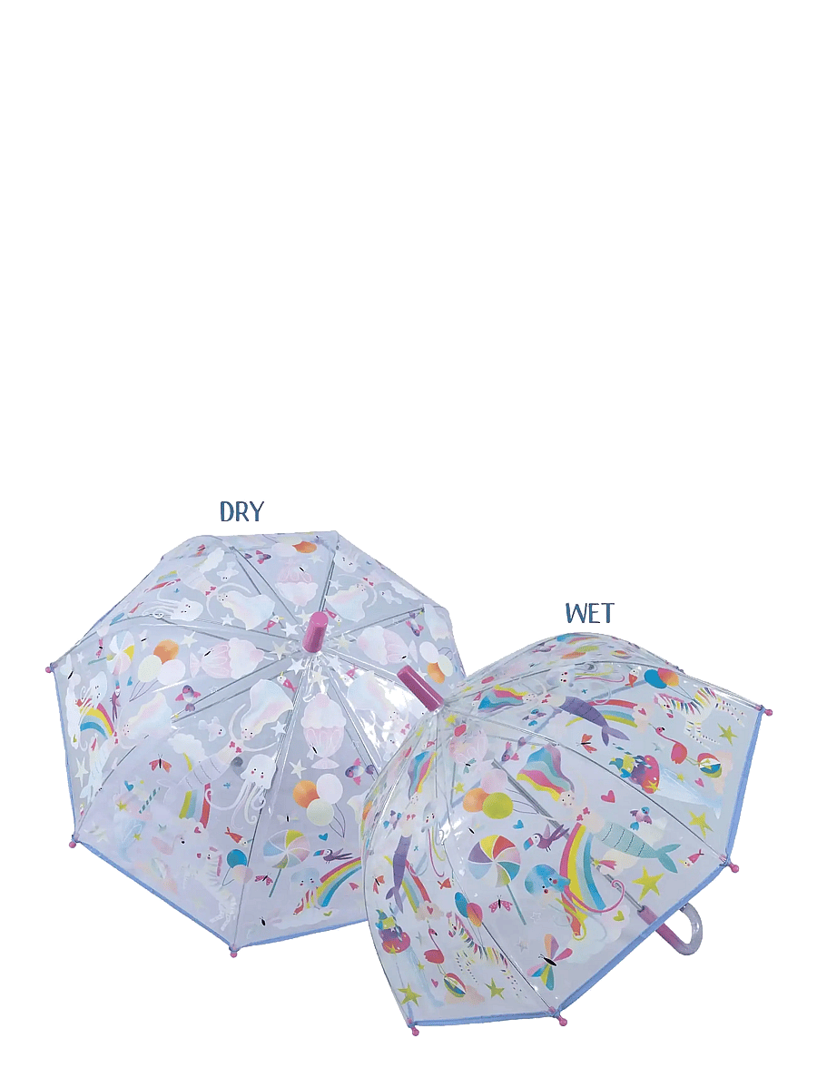 Floss & Rock - Fantasy Transparent Colour Changing Umbrella - vihmavarjud - purple - 2