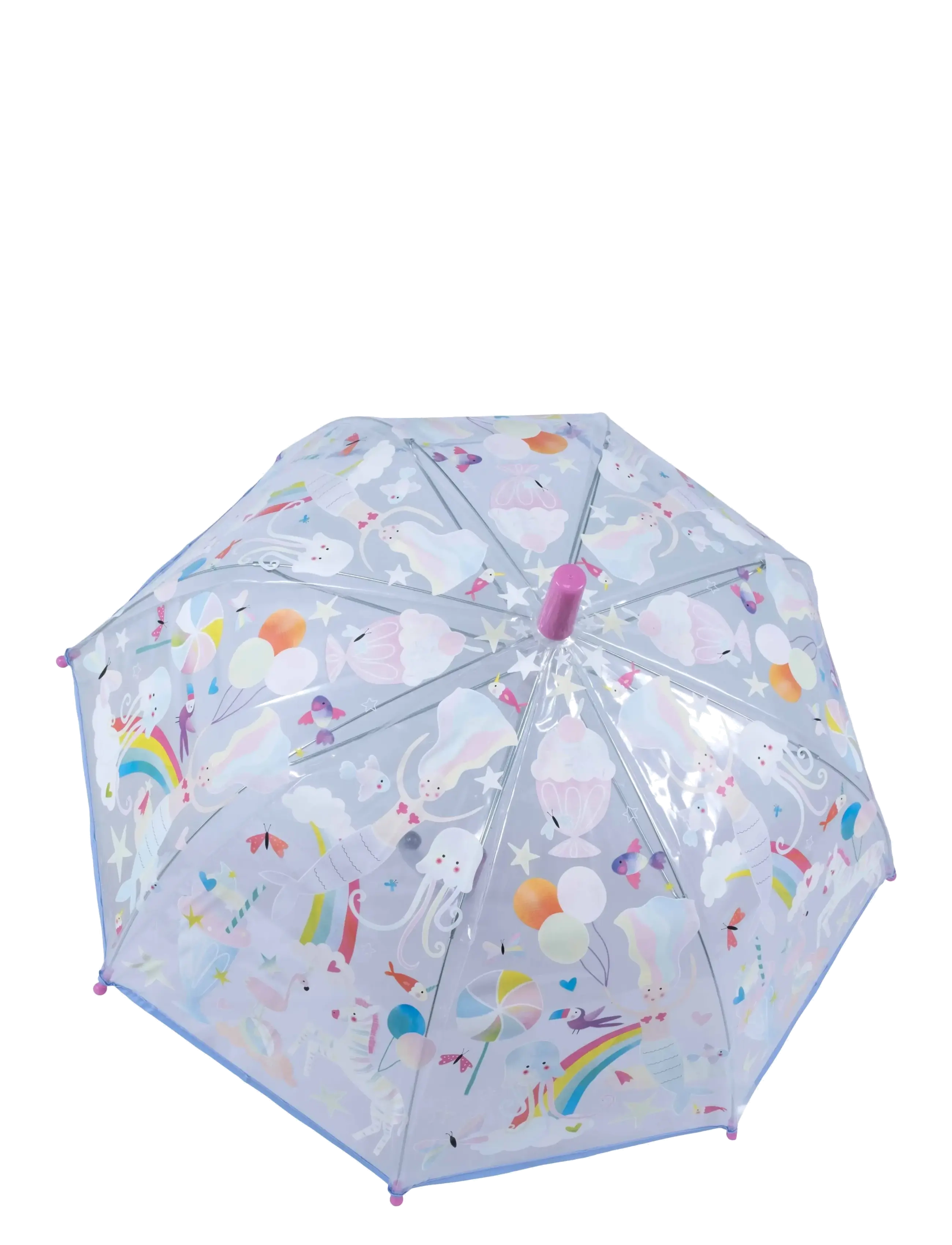 Floss & Rock - Fantasy Transparent Colour Changing Umbrella - vihmavarjud - purple - 3