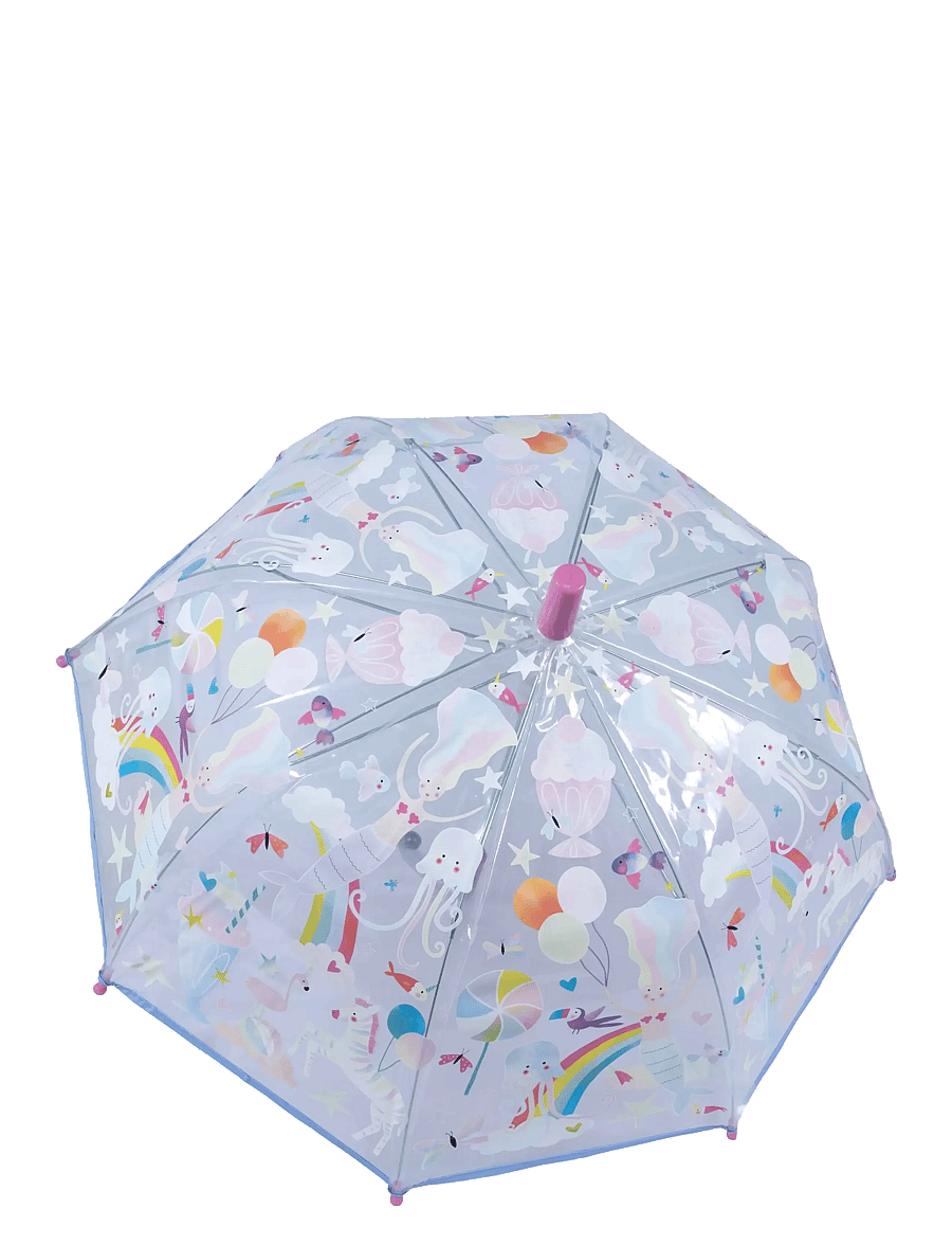 Floss & Rock - Fantasy Transparent Colour Changing Umbrella - vihmavarjud - purple - 3