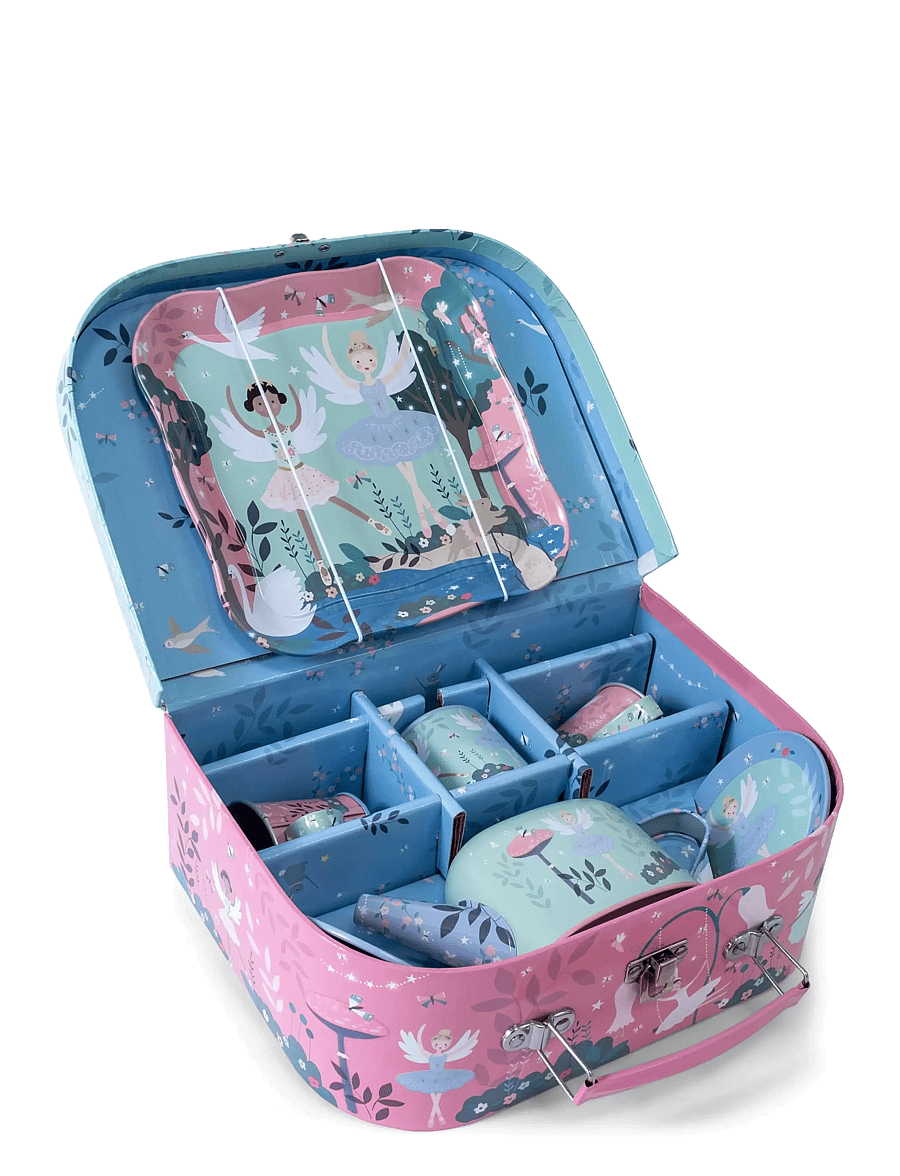 Floss & Rock - Enchanted 9pc Tea Set - purple - 1