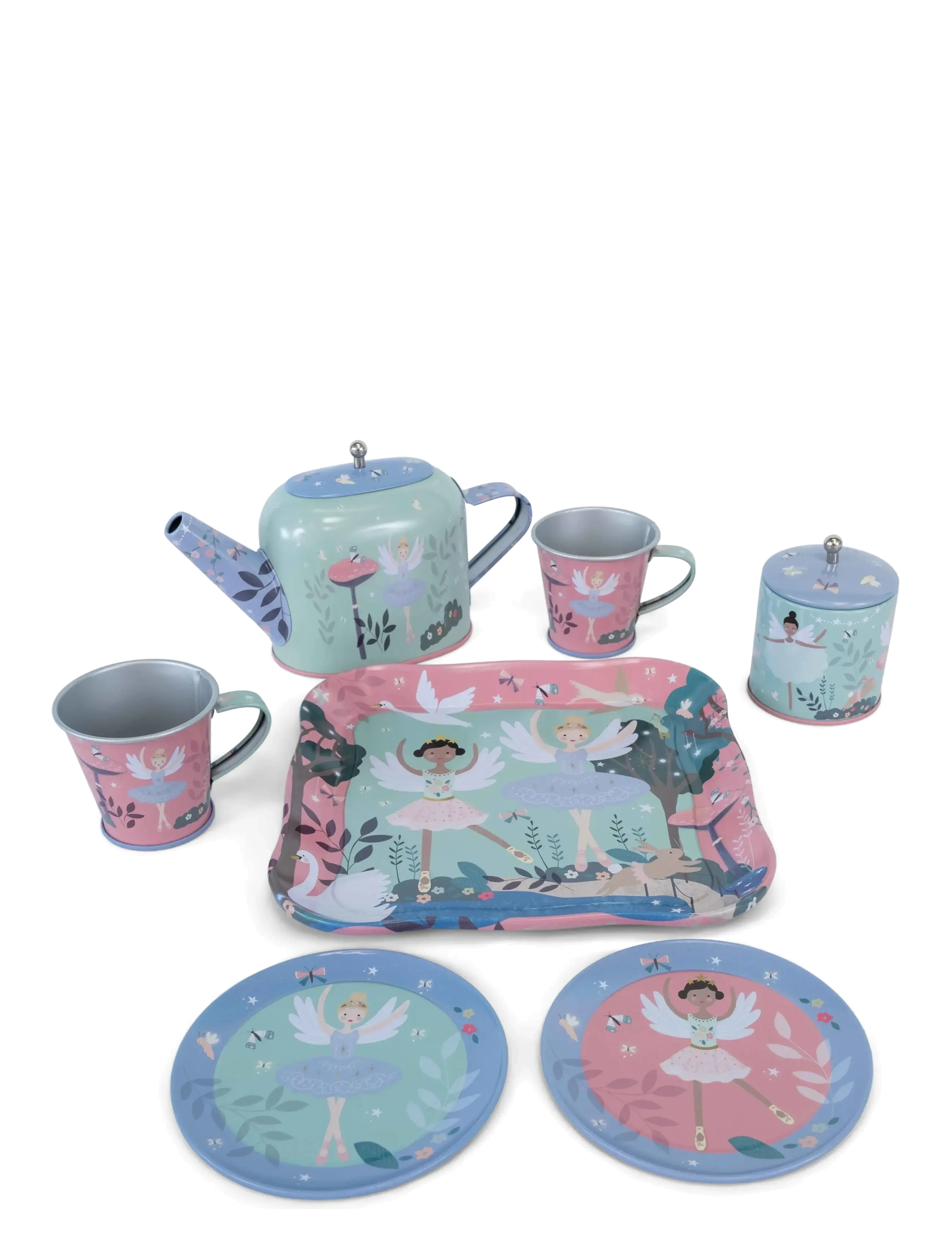 Floss & Rock - Enchanted 9pc Tea Set - purple - 3