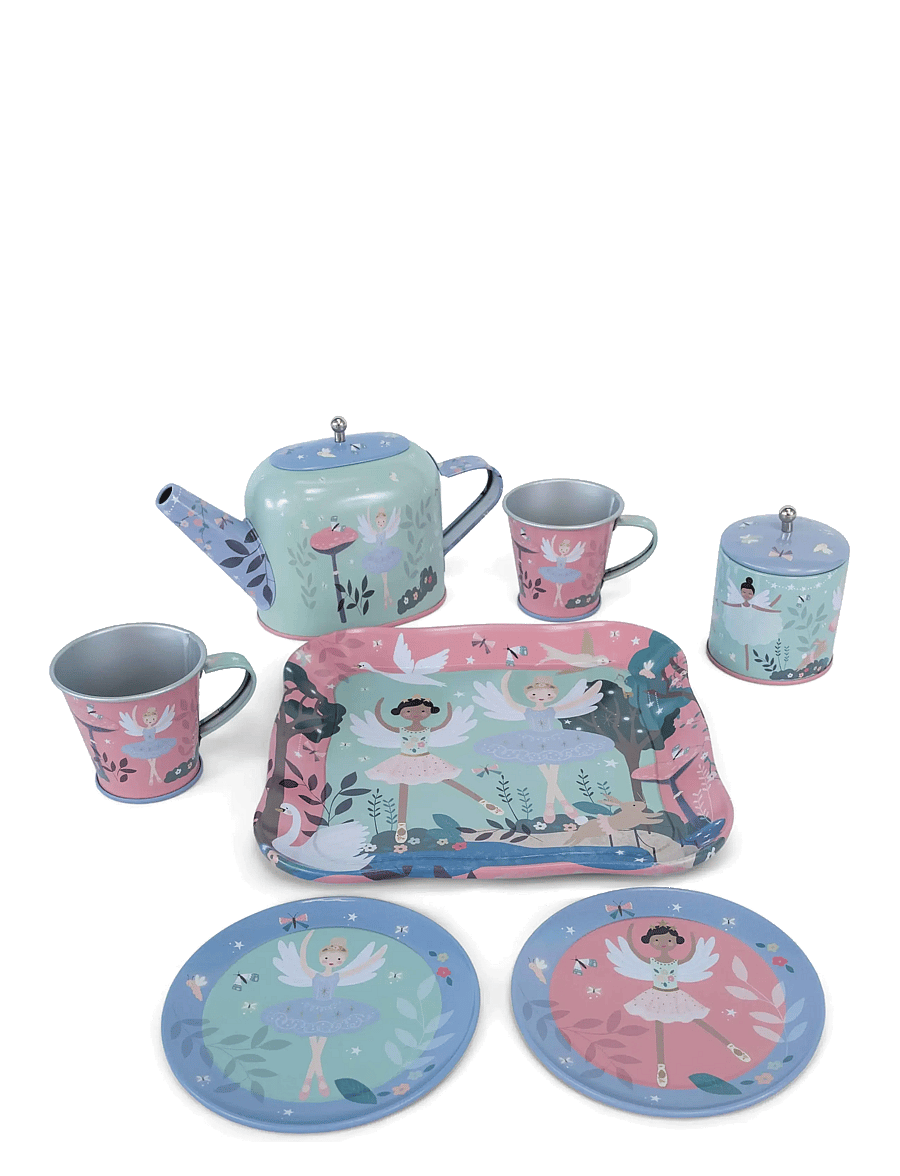 Floss & Rock - Enchanted 9pc Tea Set - purple - 3