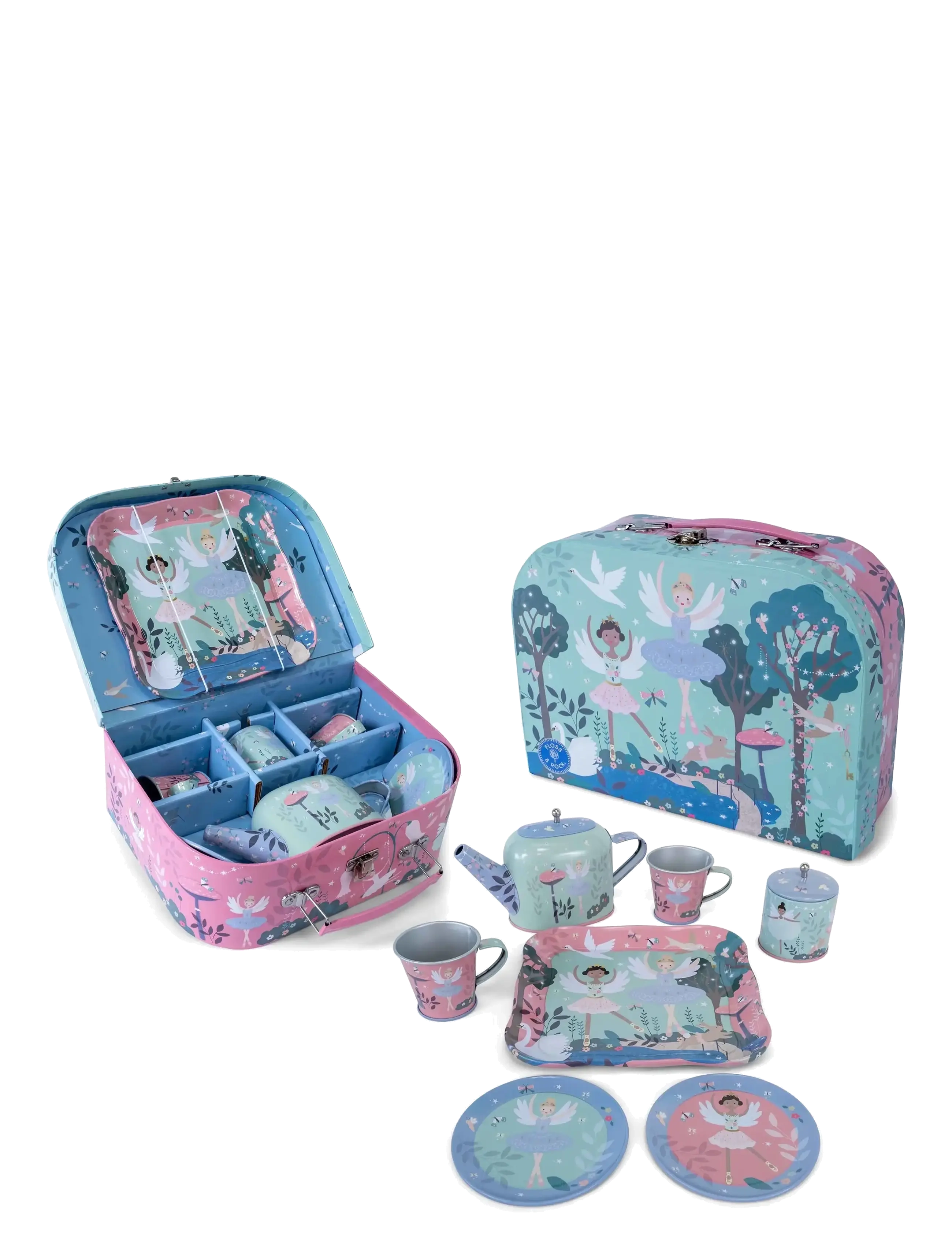 Floss & Rock - Enchanted 9pc Tea Set - purple - 4