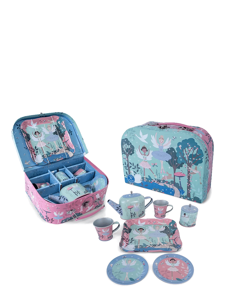 Floss & Rock - Enchanted 9pc Tea Set - purple - 4