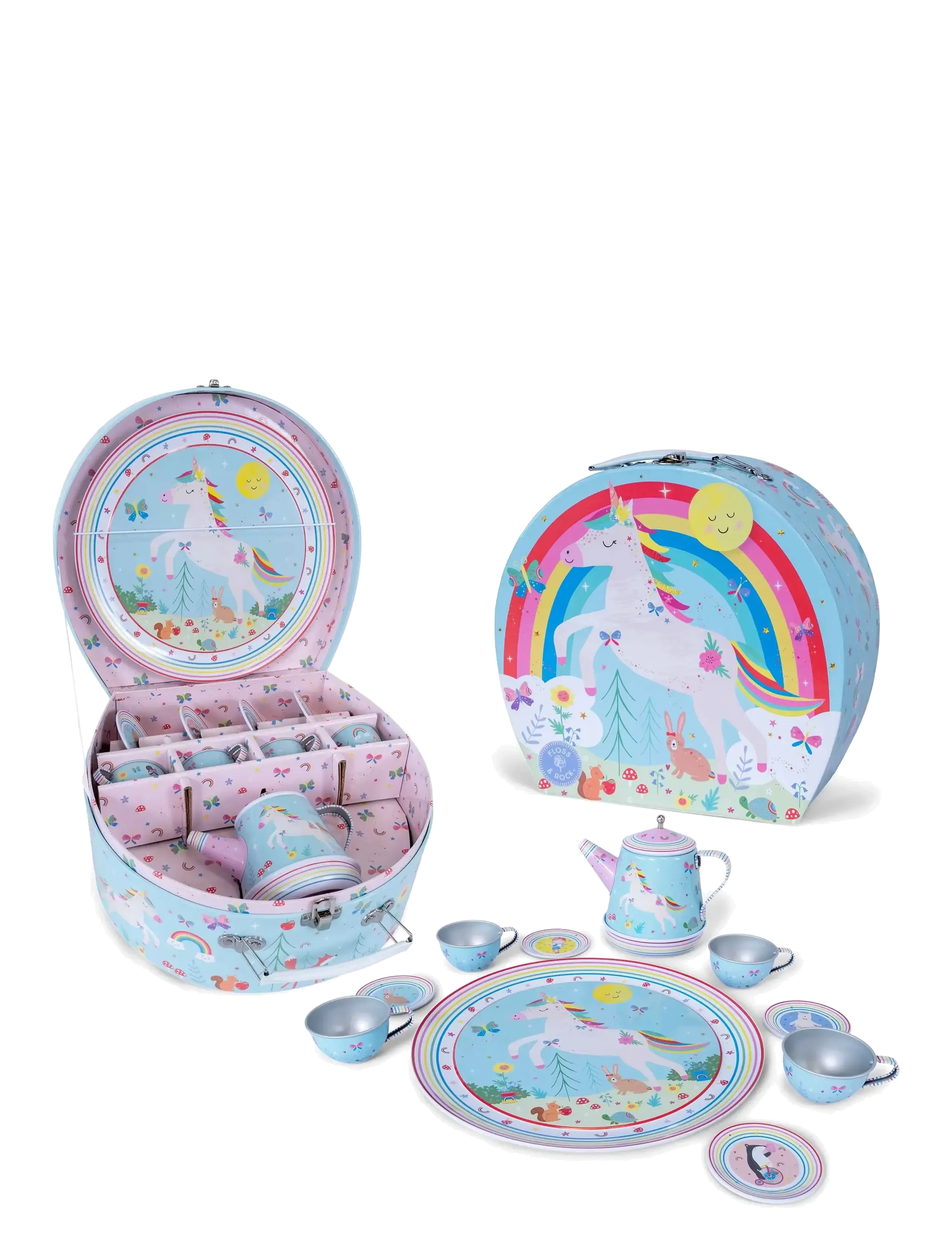 Floss & Rock - Rainbow Fairy 11pc Musical Tea Set - kaffee & tee-sets - rainbow - 2