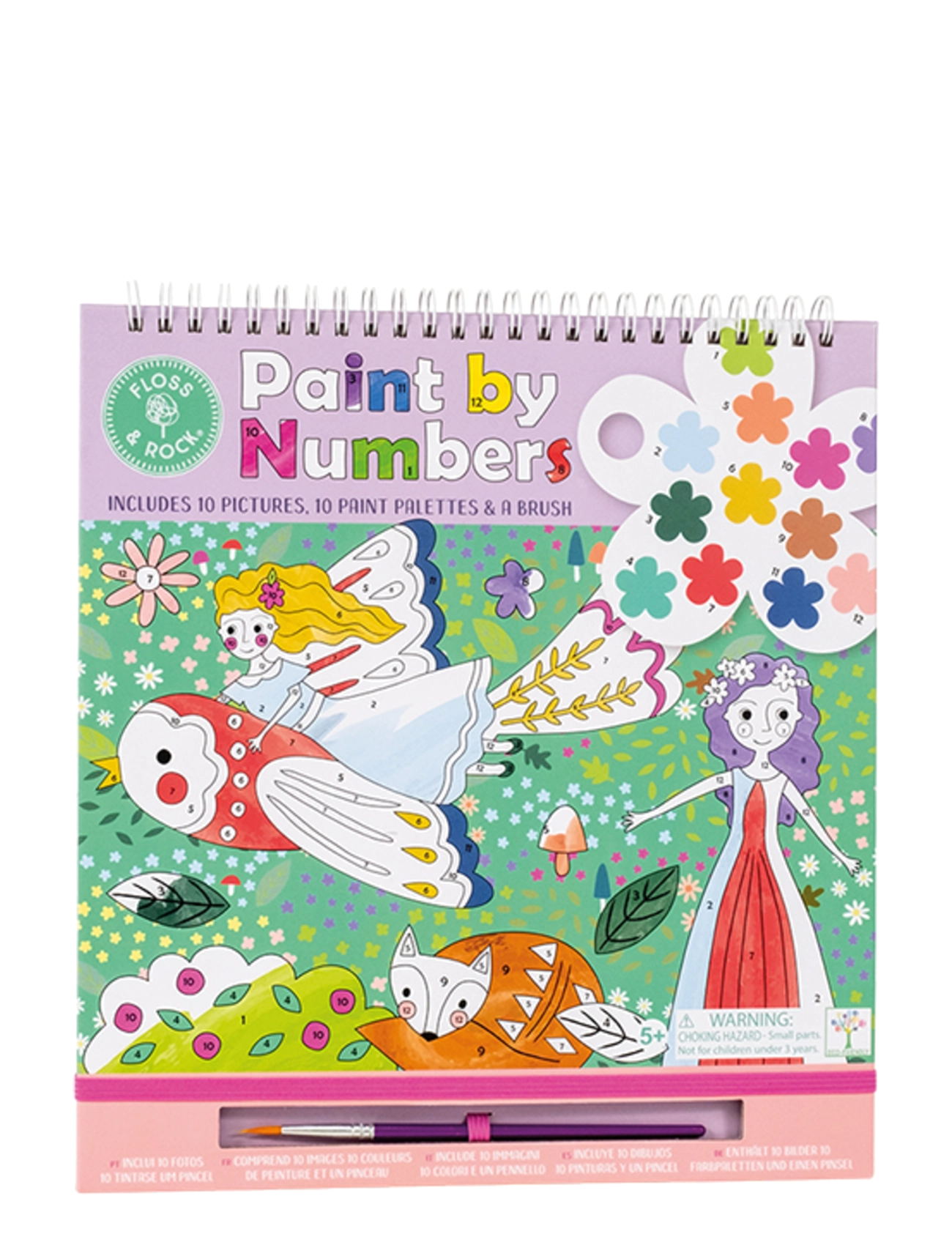 Floss & Rock Fairy Tale Paint by Numbers - Zīmēšana - PINK / multi