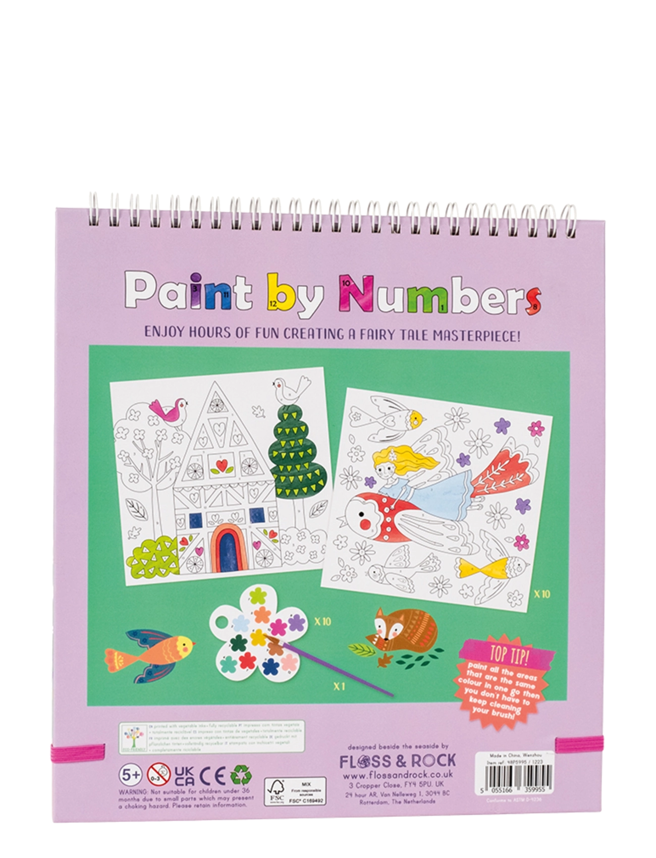 Floss & Rock - Fairy Tale Paint by Numbers - pink - 4