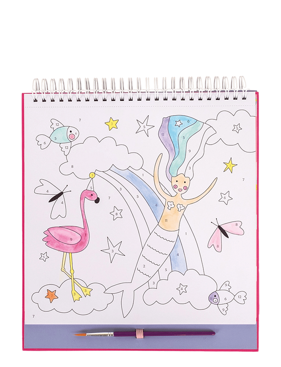 Floss & Rock - Fantasy Paint by Numbers - mal- & bastelbücher - purple - 1