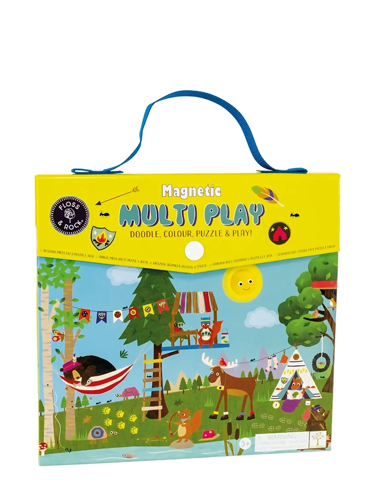 Floss & Rock Adventure Magnetic Multi Play - Spielzeug 3-5 Jahre - BLUE / blue