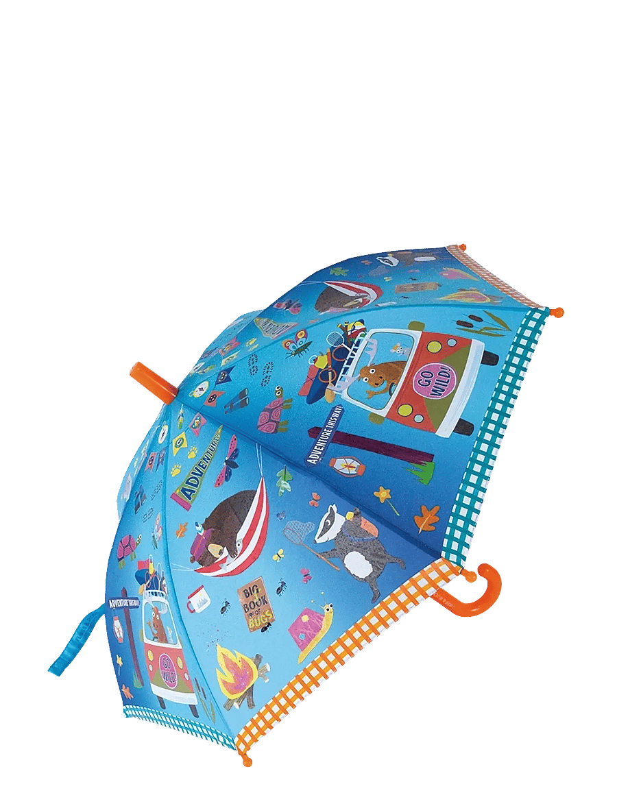 Floss & Rock - Adventure Colour Changing Umbrella - vihmavarjud - blue - 0
