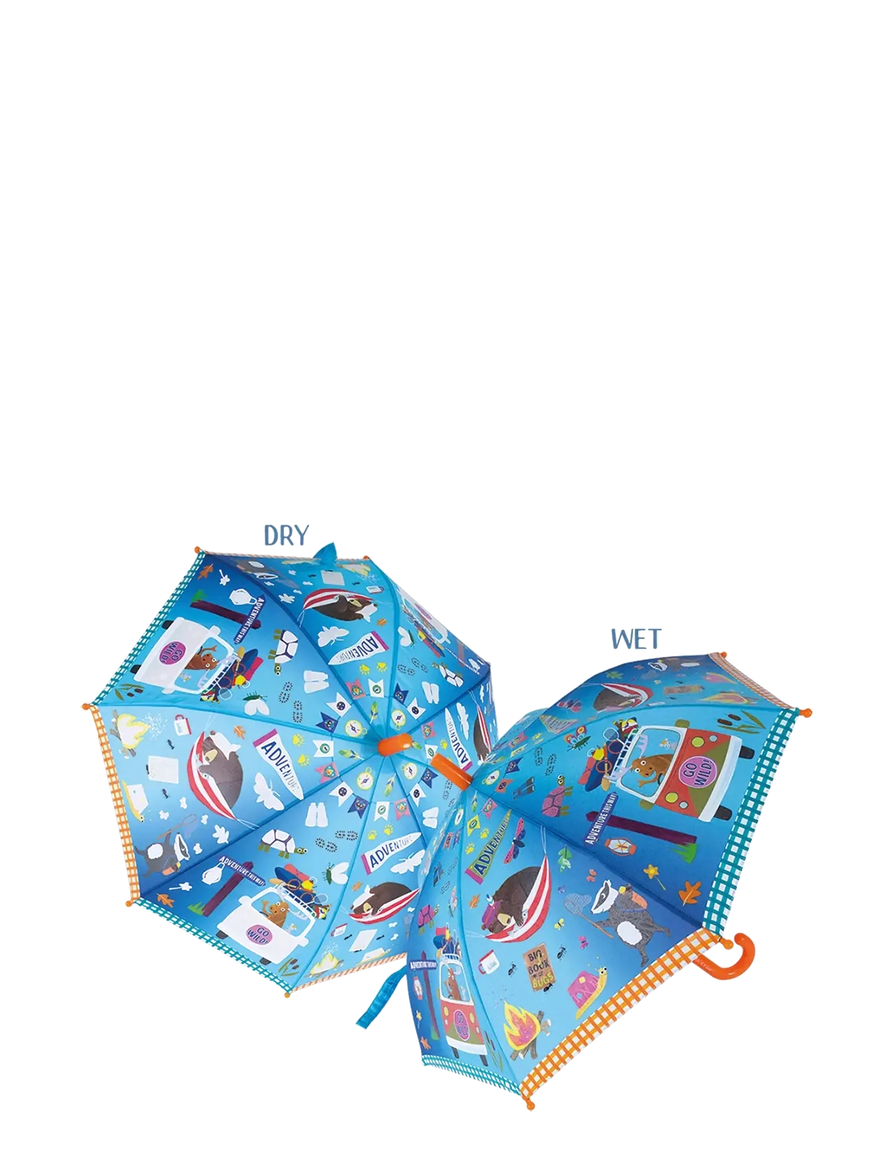 Floss & Rock - Adventure Colour Changing Umbrella - vihmavarjud - blue - 1