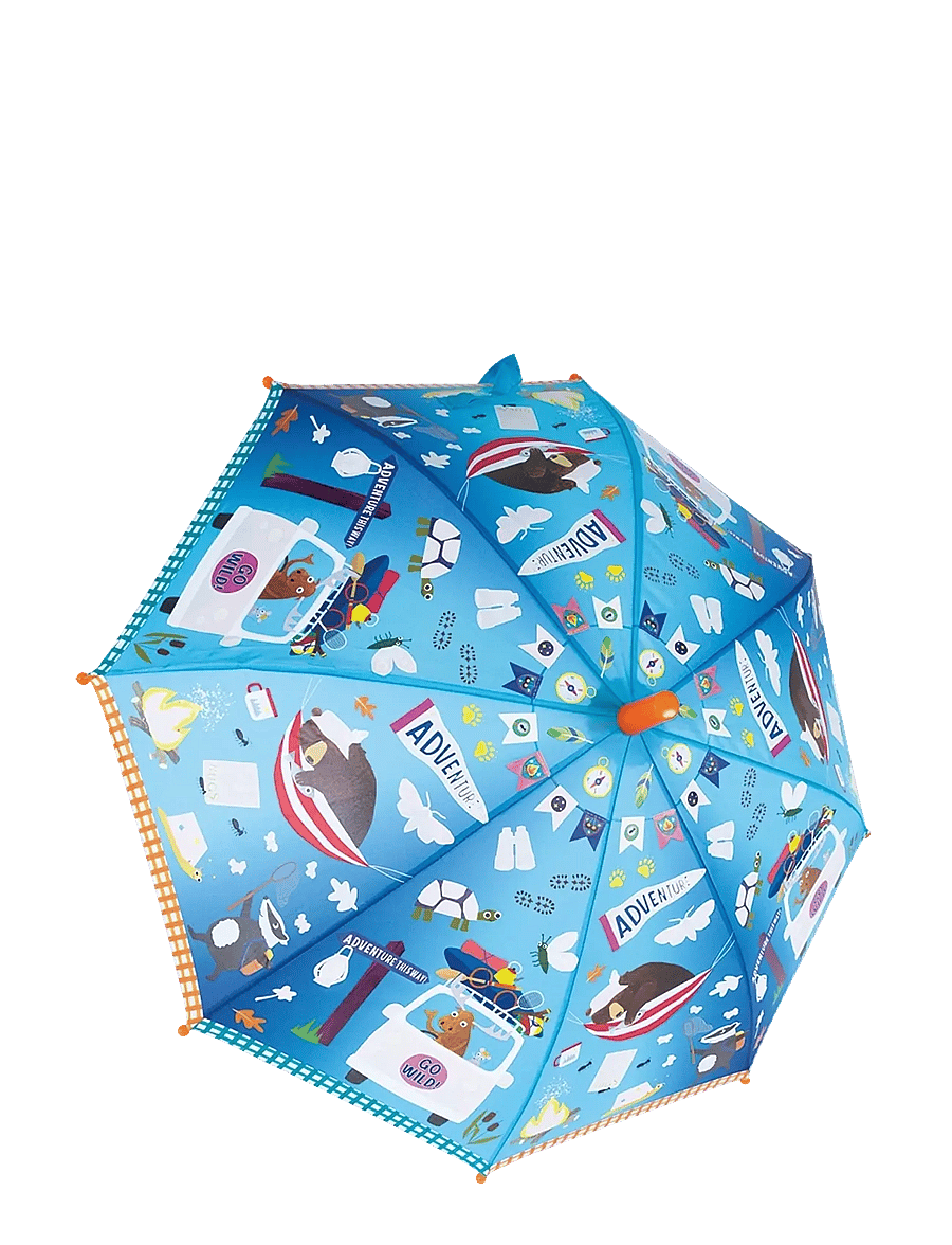 Floss & Rock - Adventure Colour Changing Umbrella - vihmavarjud - blue - 2