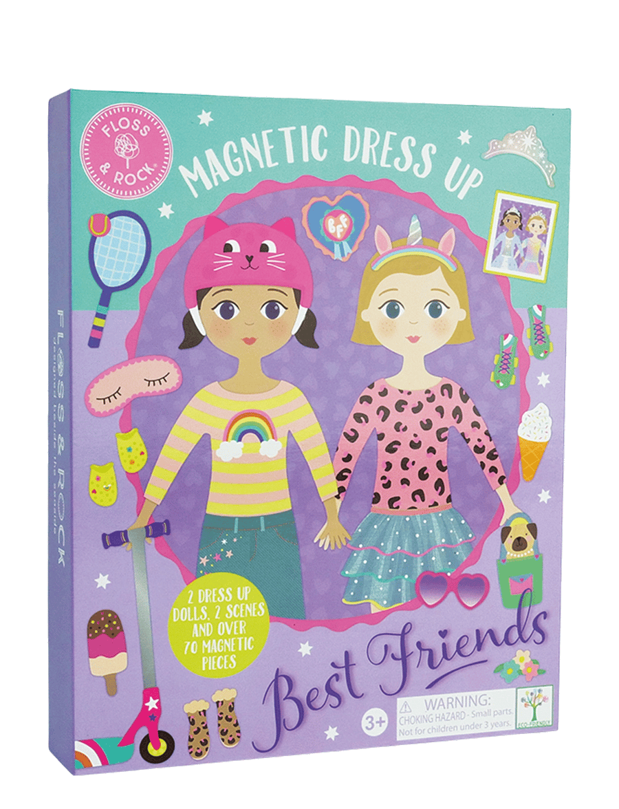 Floss & Rock - Best Friends Magnetic Dress Up - pink - 0