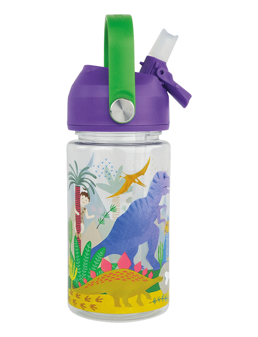 Floss & Rock - Dino Tritan Drinks Bottle - madalaimad hinnad - green - 0