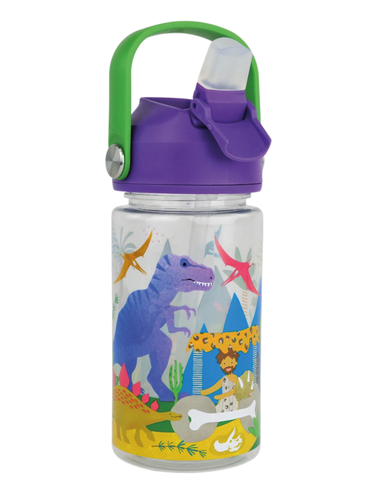 Floss & Rock - Dino Tritan Drinks Bottle - madalaimad hinnad - green - 1